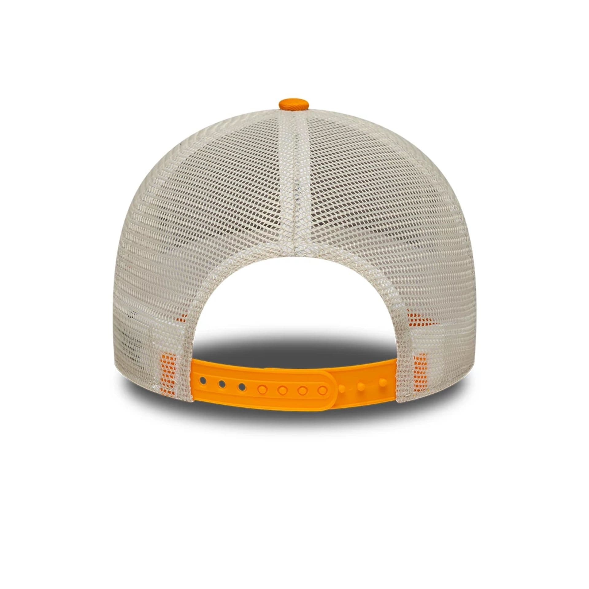 New Era Location Orange 9FORTY A-Frame Trucker Adjustable Cap - Image 4