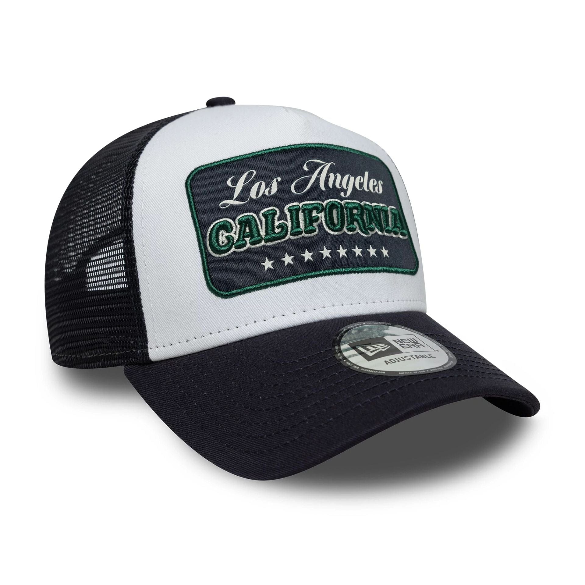 New Era Location Patch Navy 9FORTY A-Frame Trucker Cap - Image 3