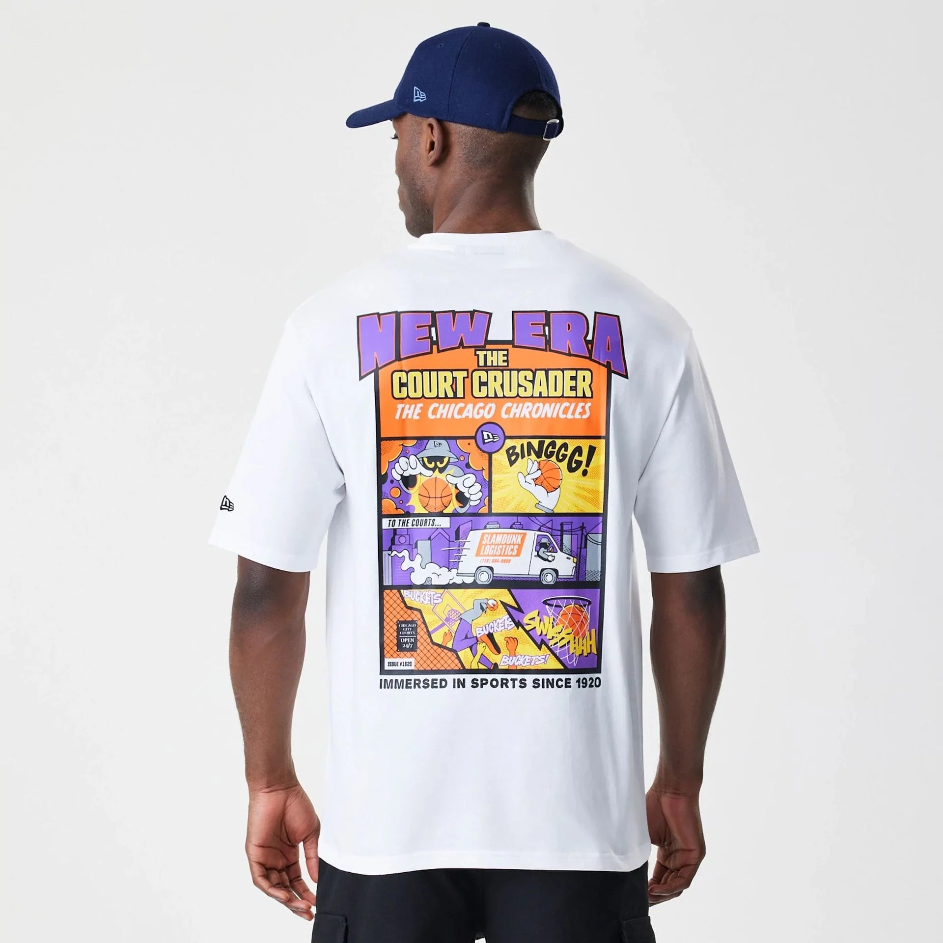 New Era Location White Oversized T-Shirt - Image 2