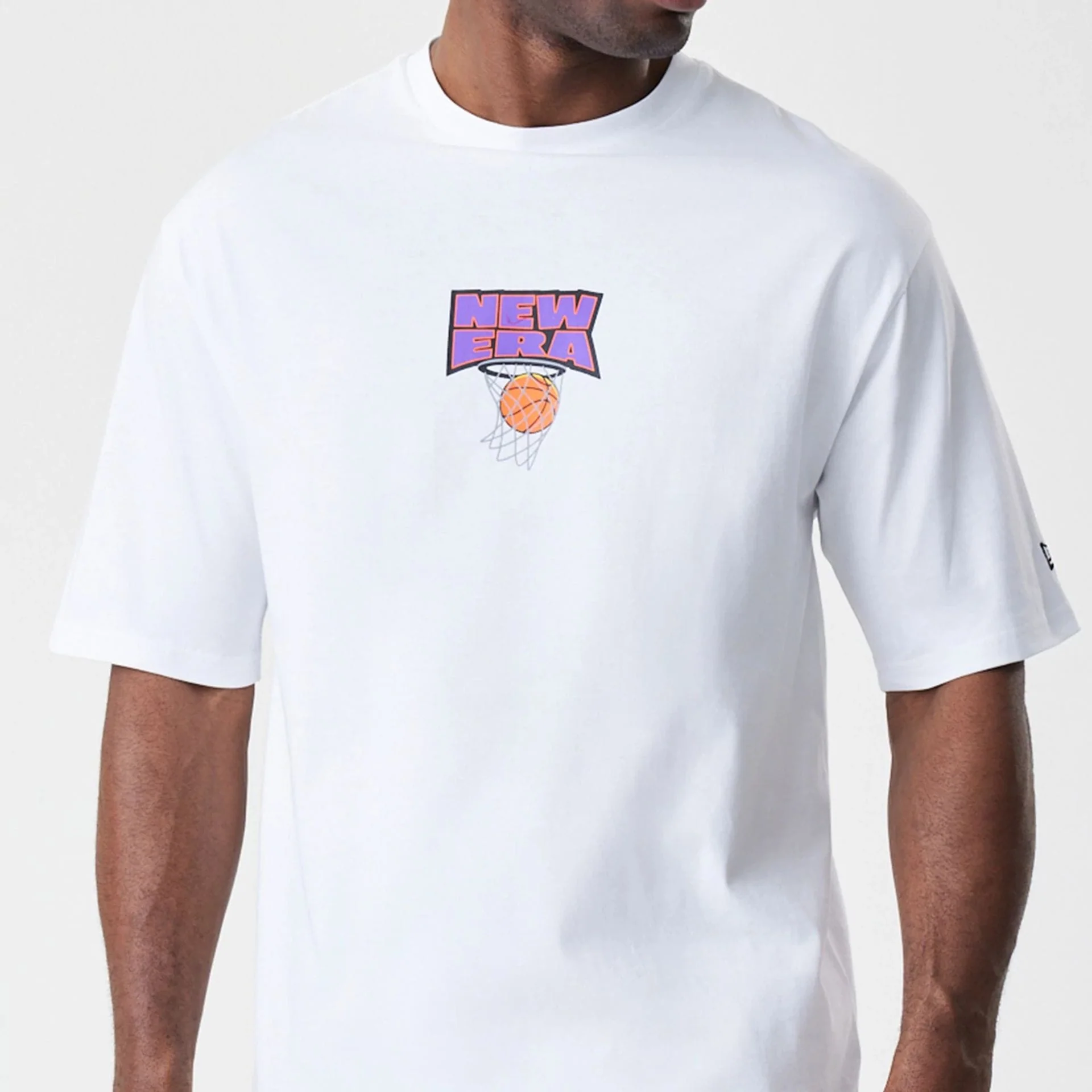 New Era Location White Oversized T-Shirt - Image 3