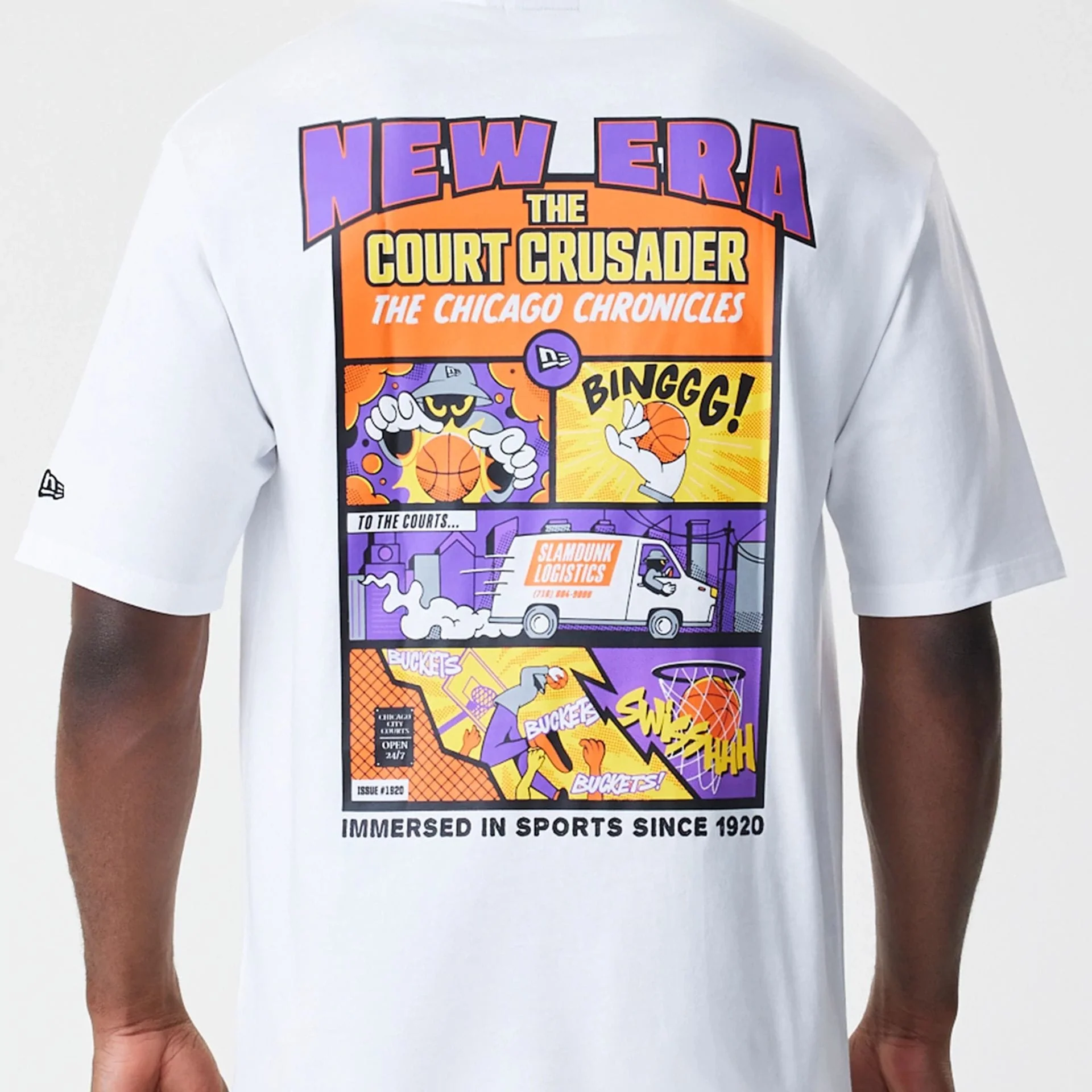 New Era Location White Oversized T-Shirt - Image 5