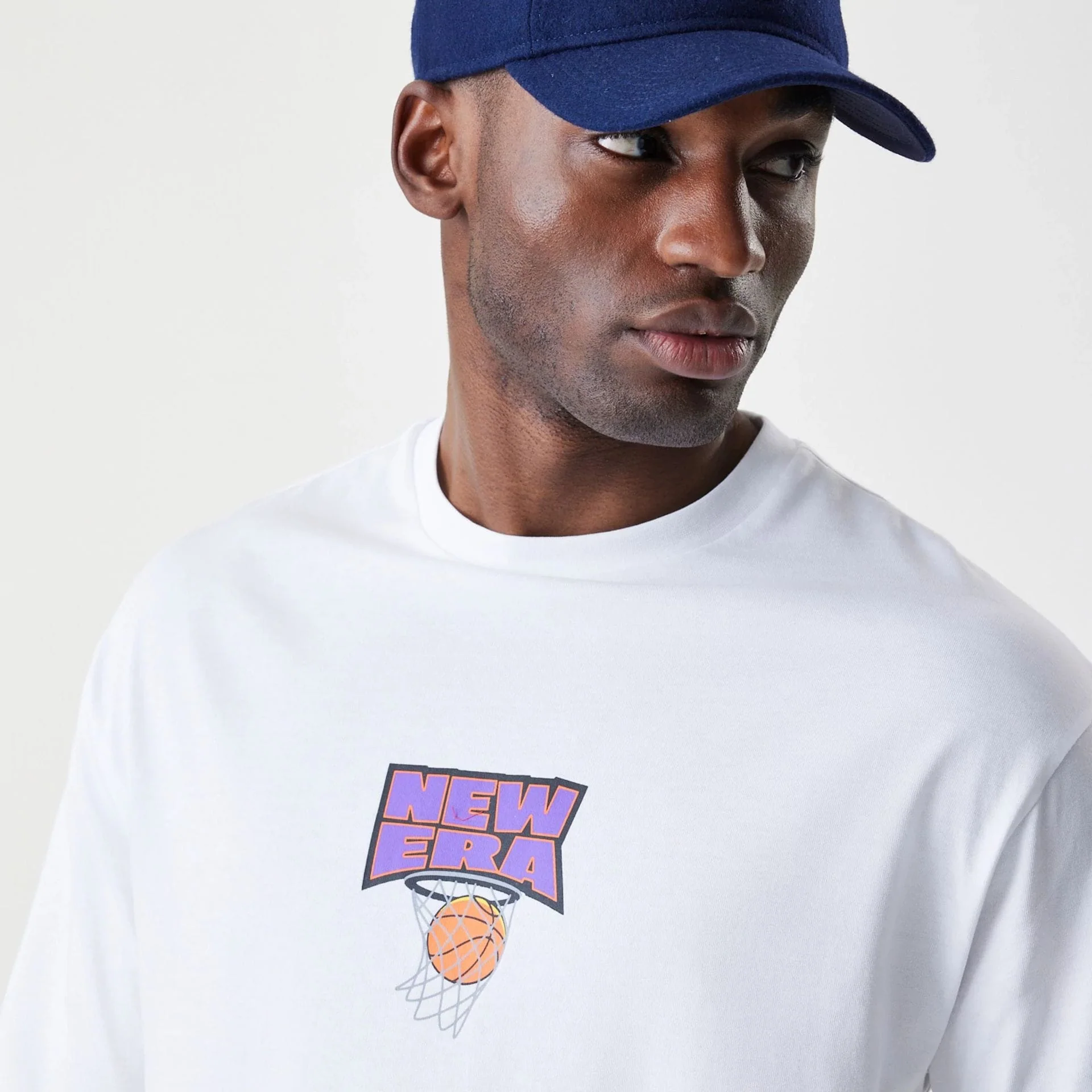 New Era Location White Oversized T-Shirt - Image 6