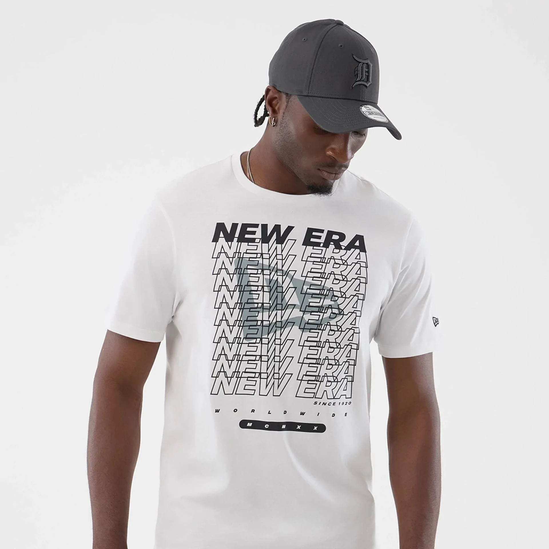 New Era Logo Graphic White T-Shirt - Image 3