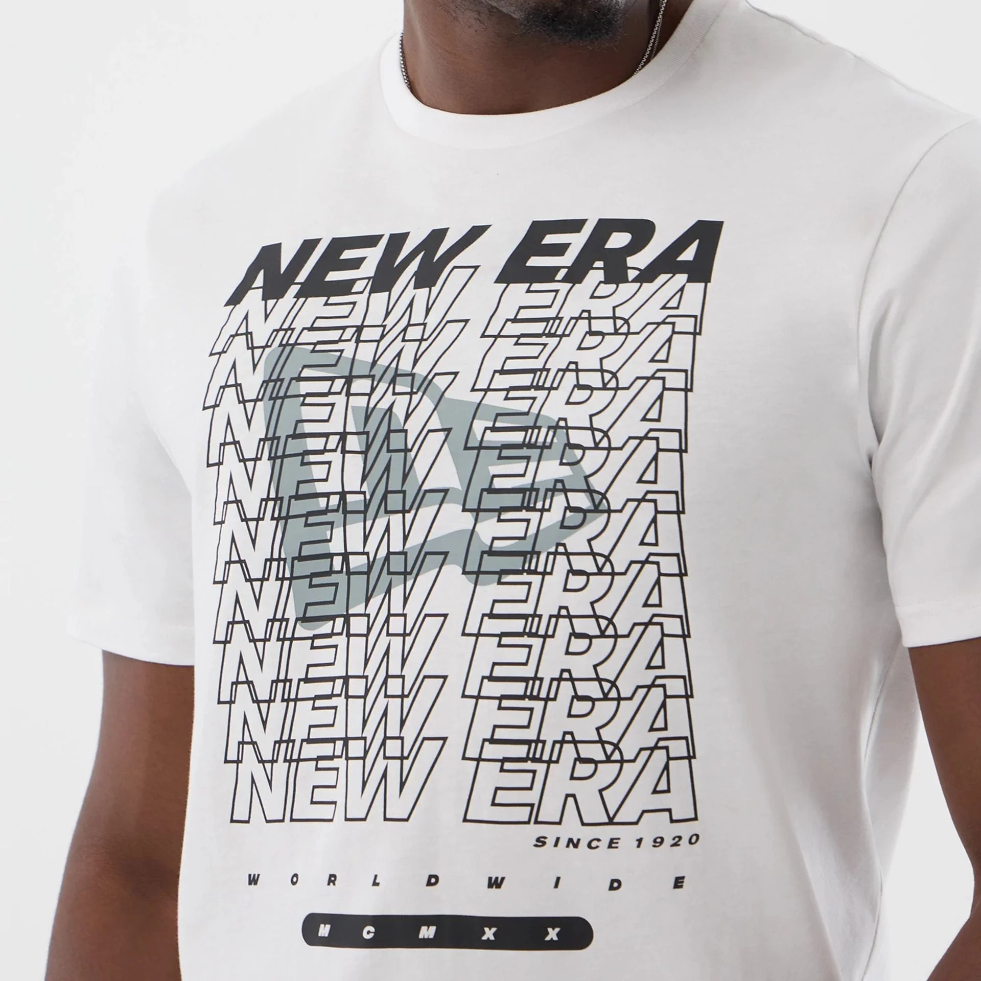 New Era Logo Graphic White T-Shirt - Image 4