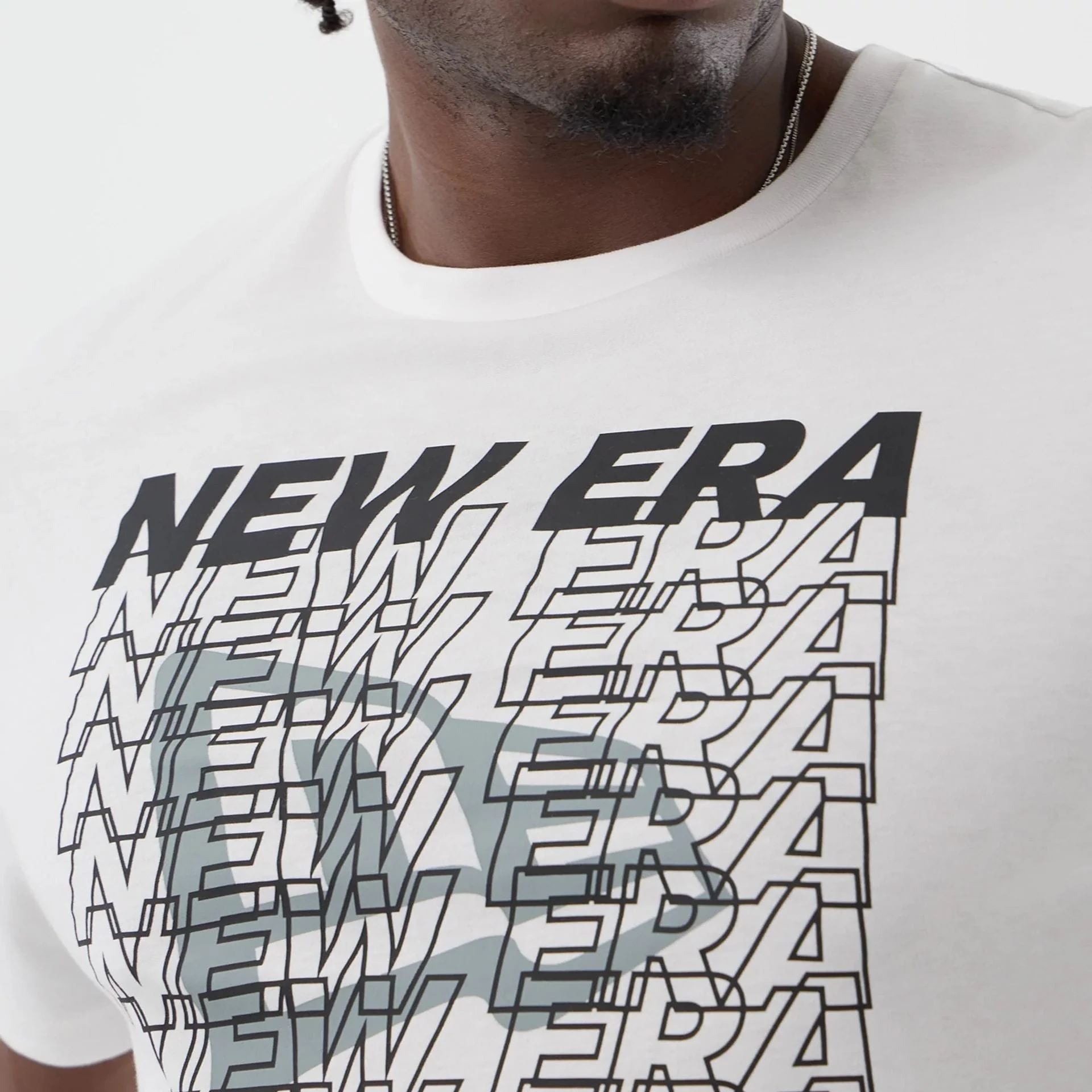 New Era Logo Graphic White T-Shirt - Image 6