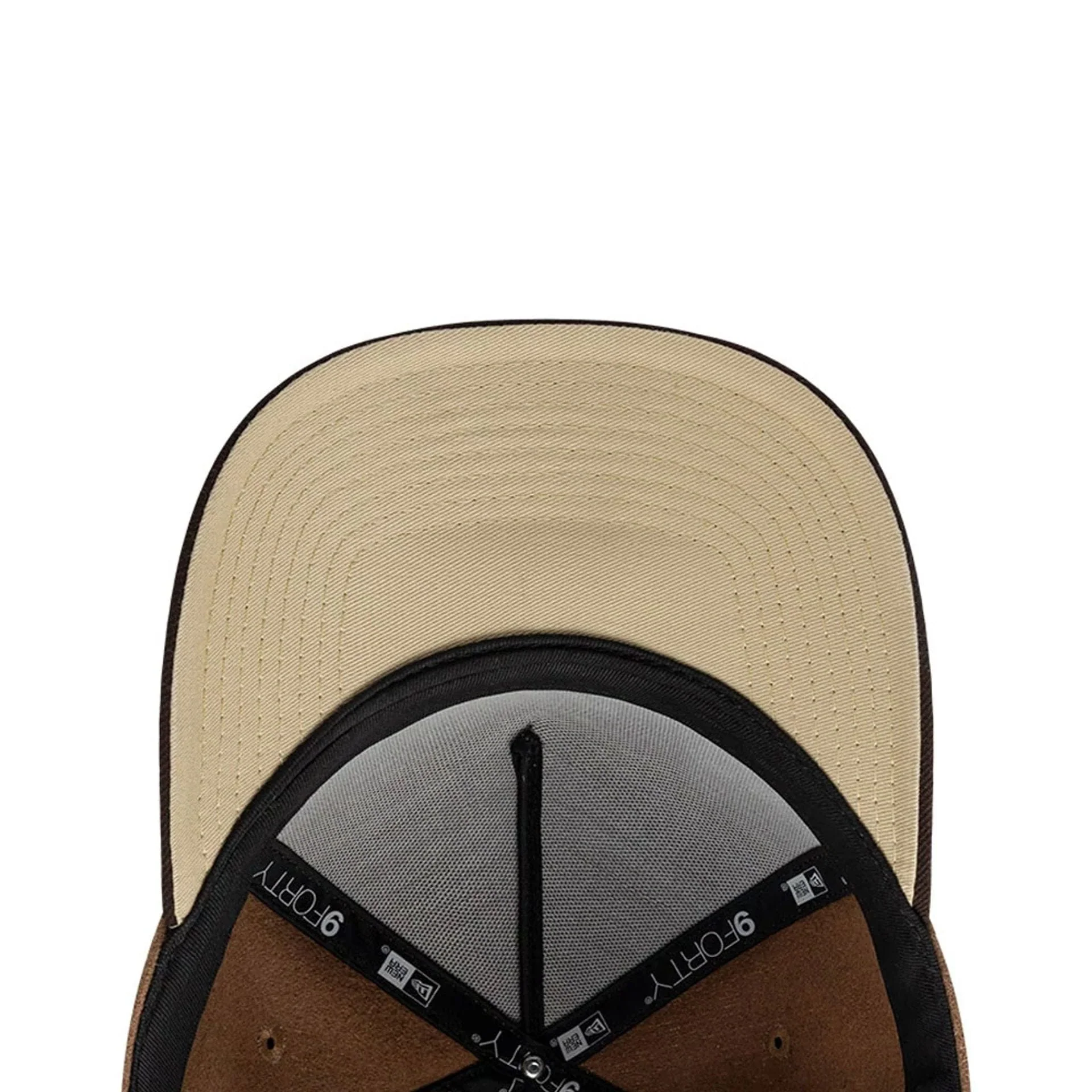 New Era Melton Wool Beige 9FORTY A-Frame Cap - Image 2