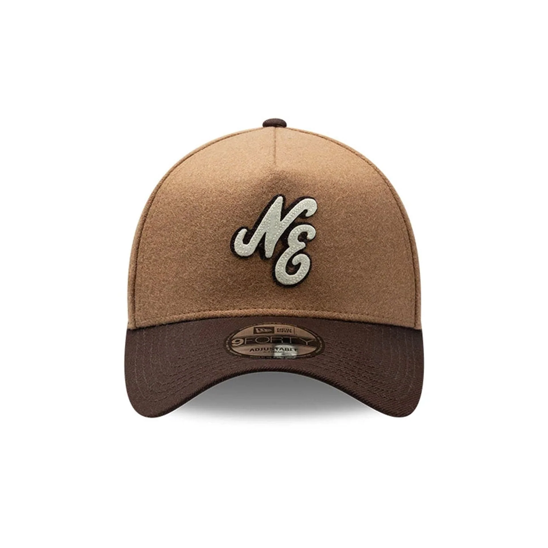 New Era Melton Wool Beige 9FORTY A-Frame Cap - Image 3