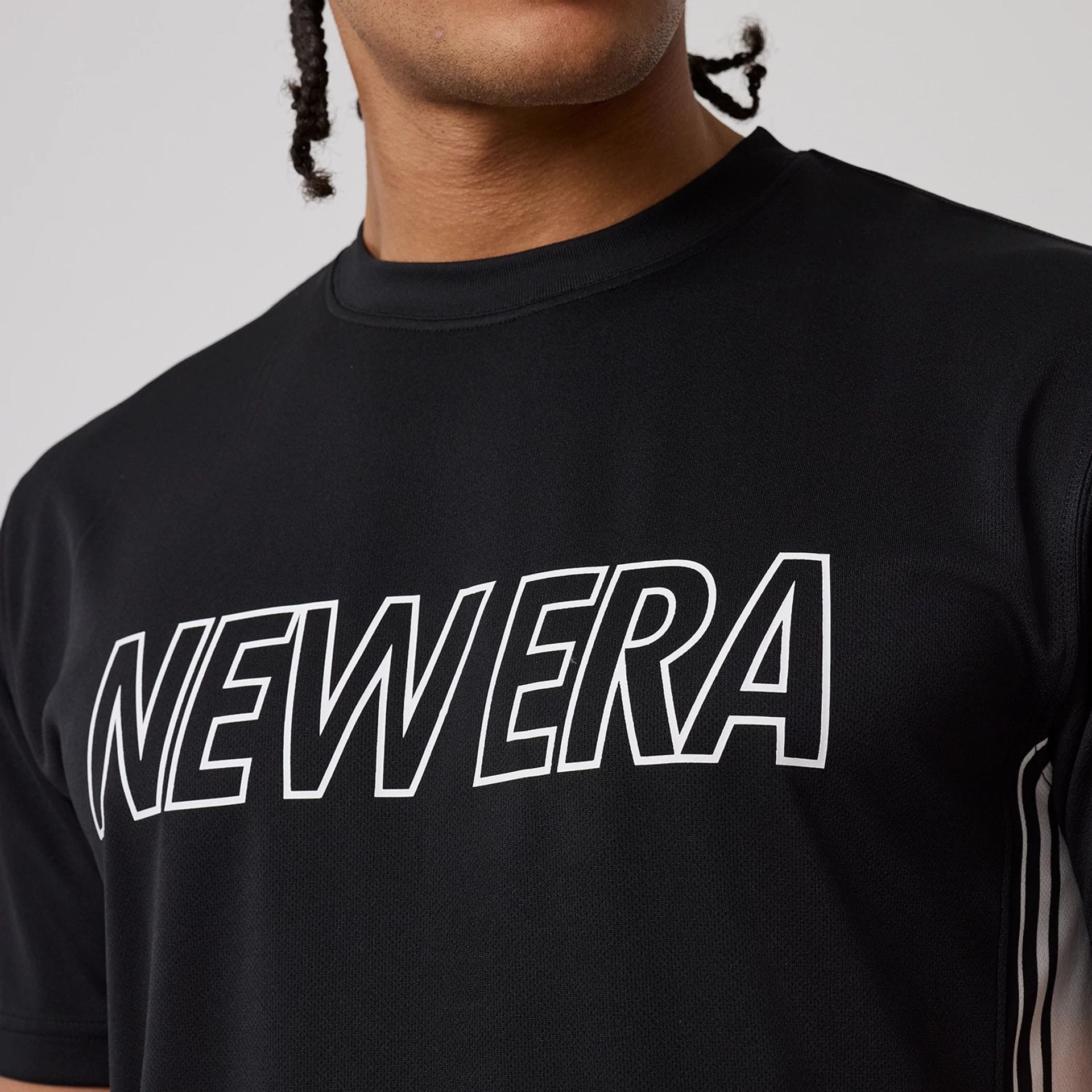 New Era Mesh Black T-Shirt - Image 3