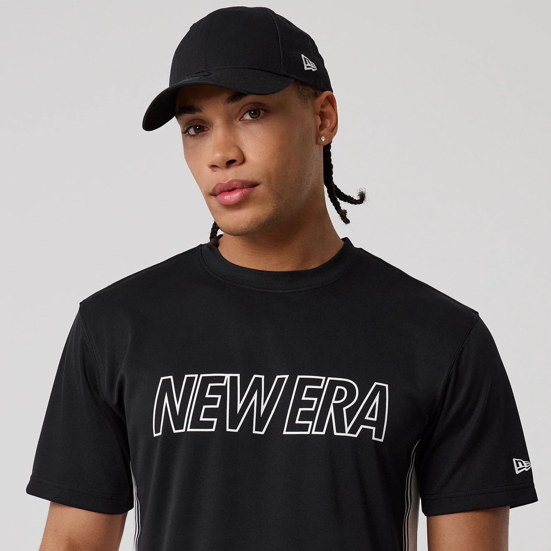 New Era Mesh Black T-Shirt - Image 6