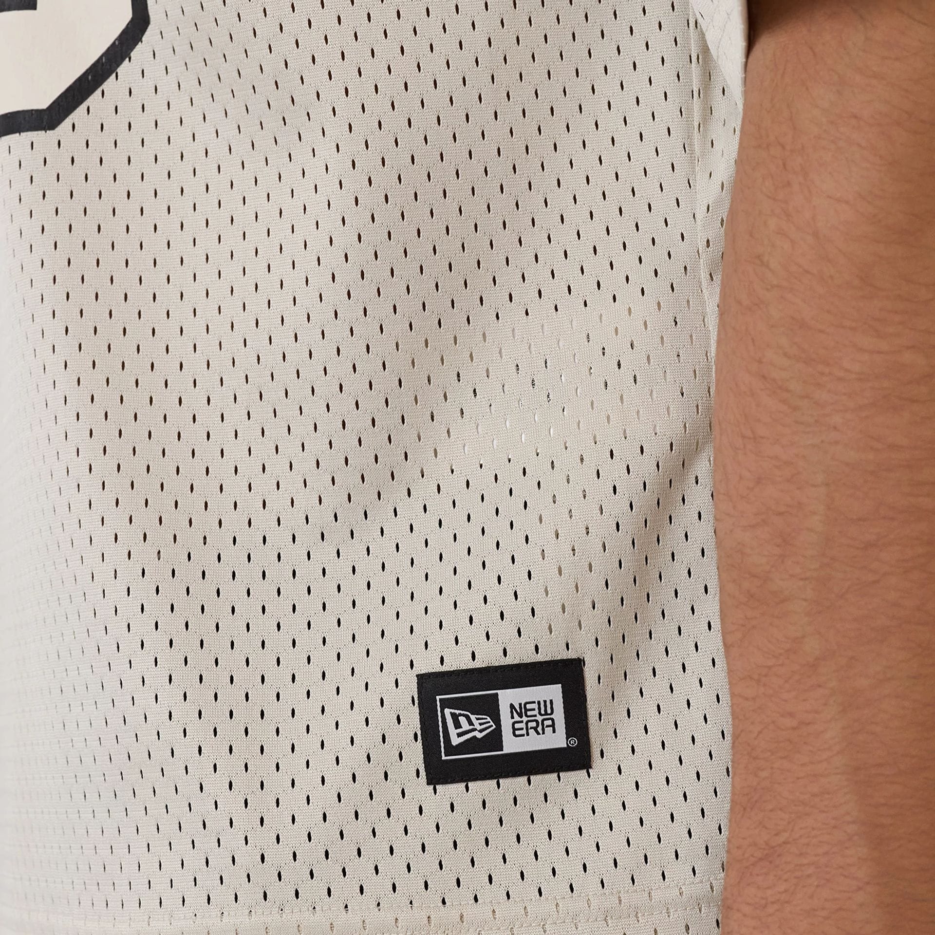 New Era Mesh Football Beige Short Sleeve Shirt - Image 6