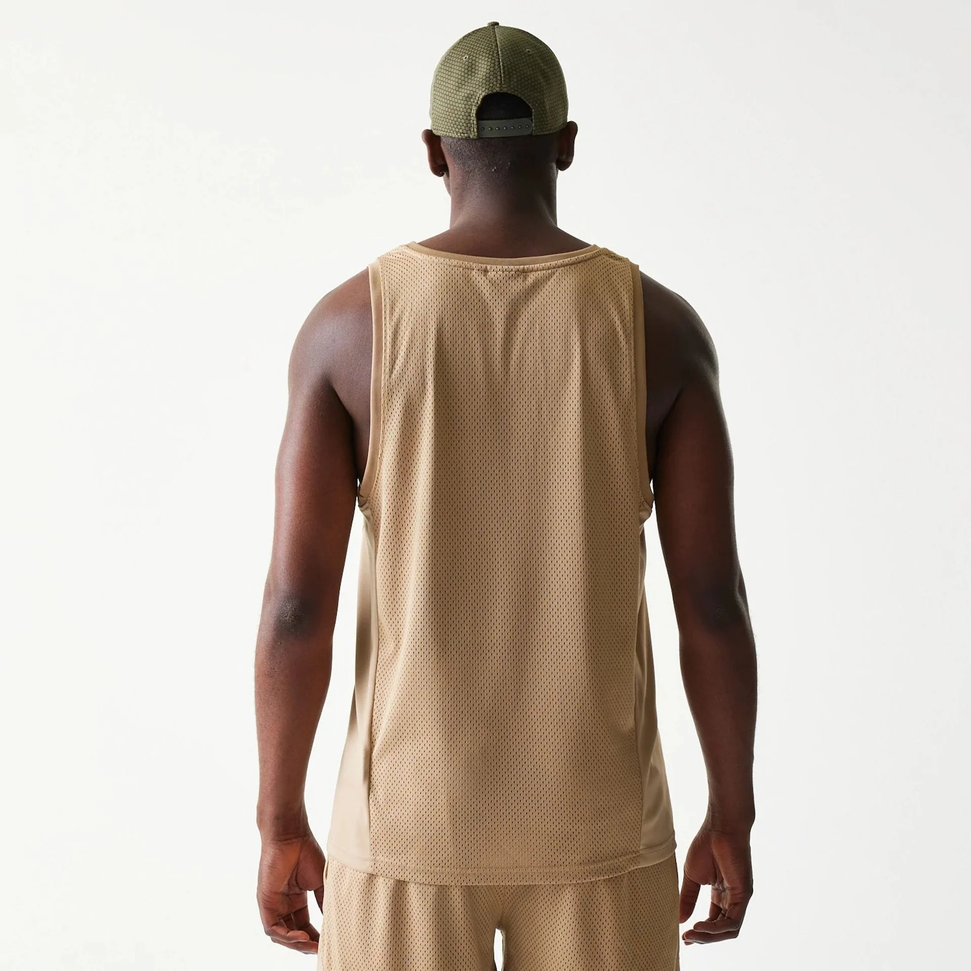 New Era Mesh Light Beige Tank Top - Image 2