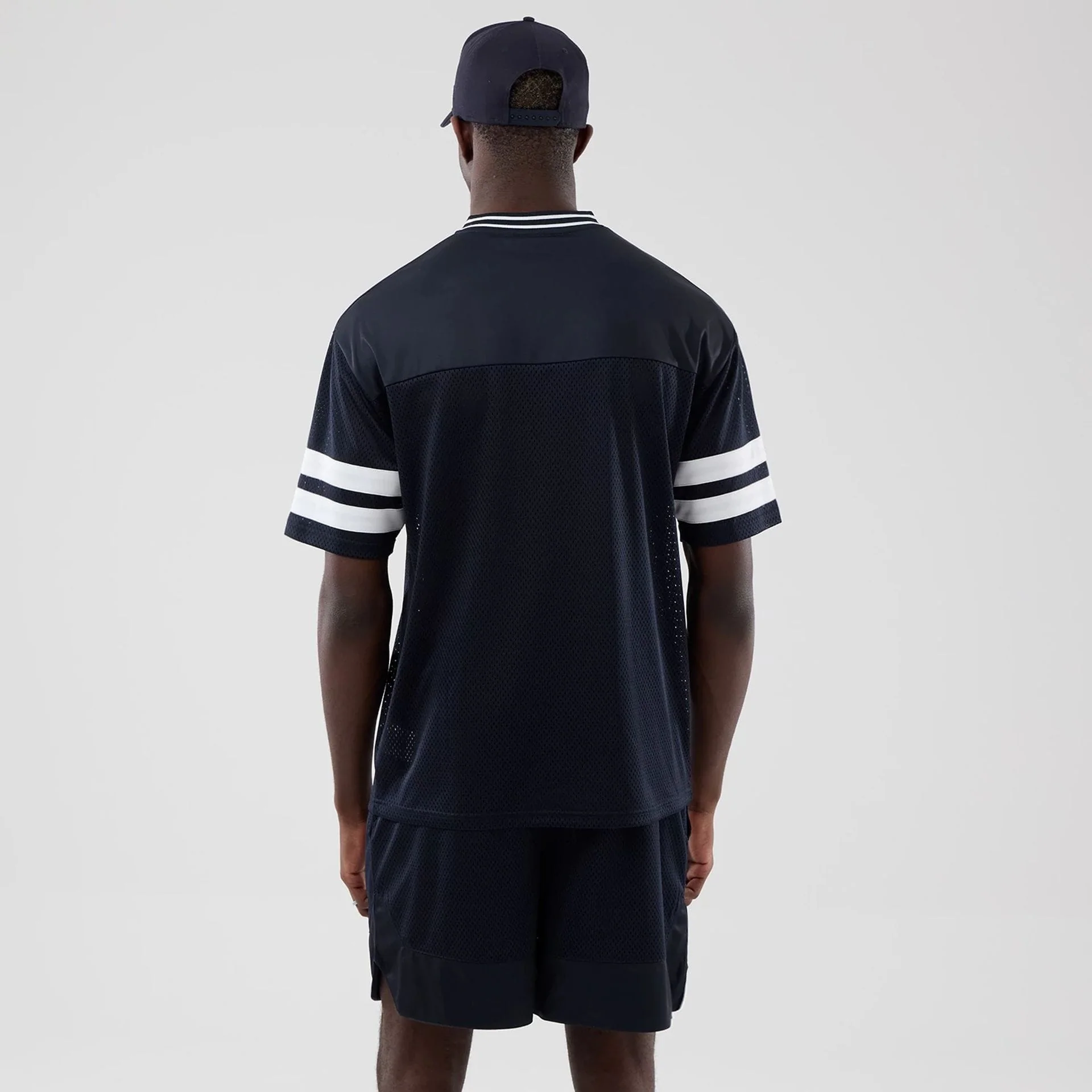 New Era Mesh Navy Oversized T-Shirt - Image 2