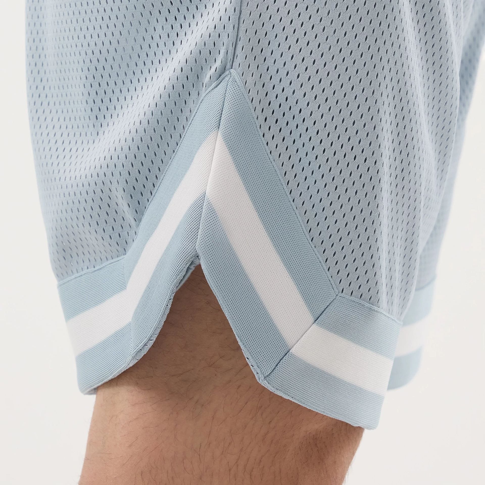 New Era Mesh Pastel Blue Oversized Shorts - Image 6