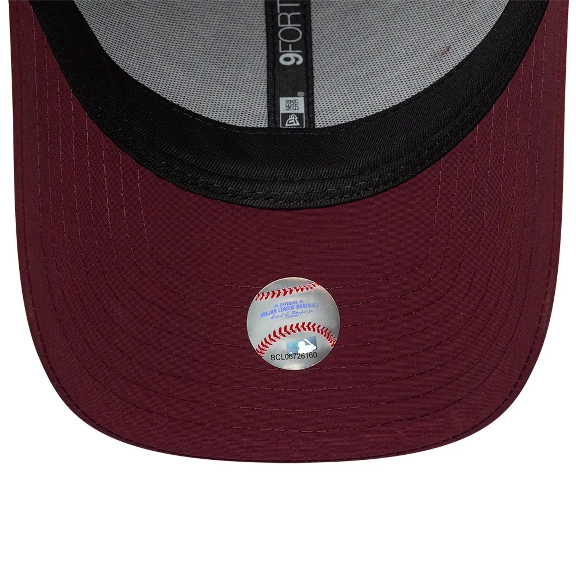 New Era Mini Logo Recycled Dark Red 9FORTY Adjustable Cap - Image 7