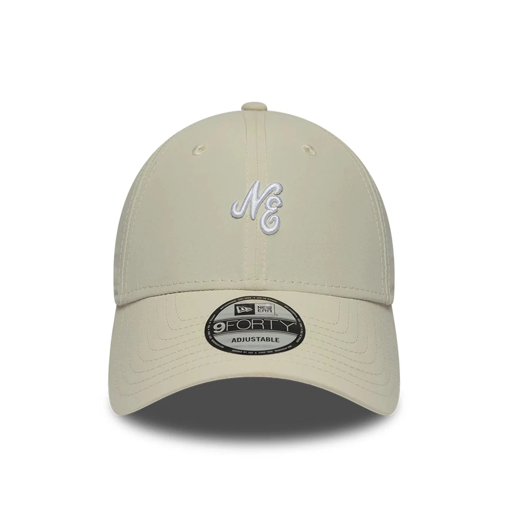 New Era Mini Logo Recycled Light Beige 9FORTY Adjustable Cap - Image 2