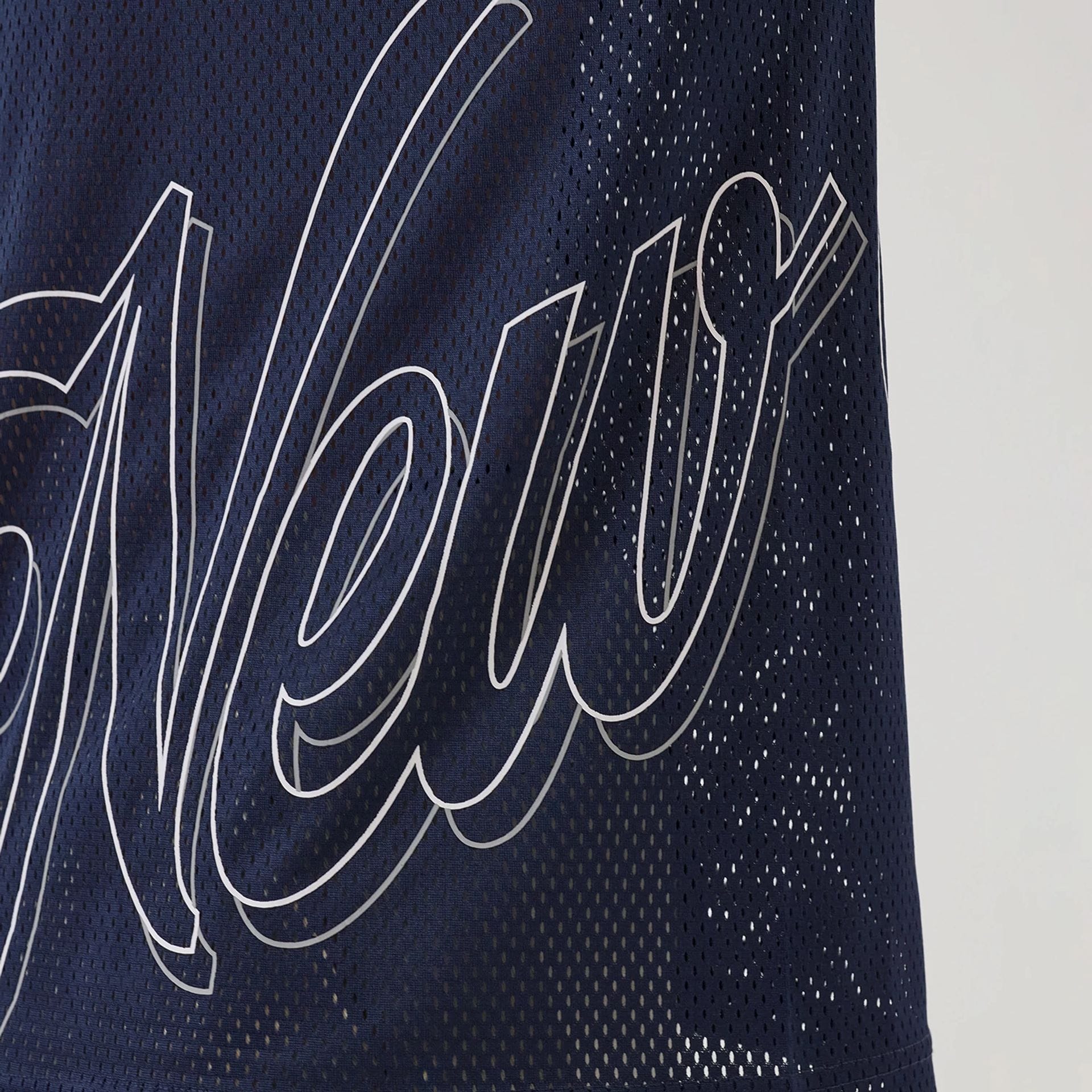 New Era Mix League Blue Oversized Mesh T-Shirt - Image 4
