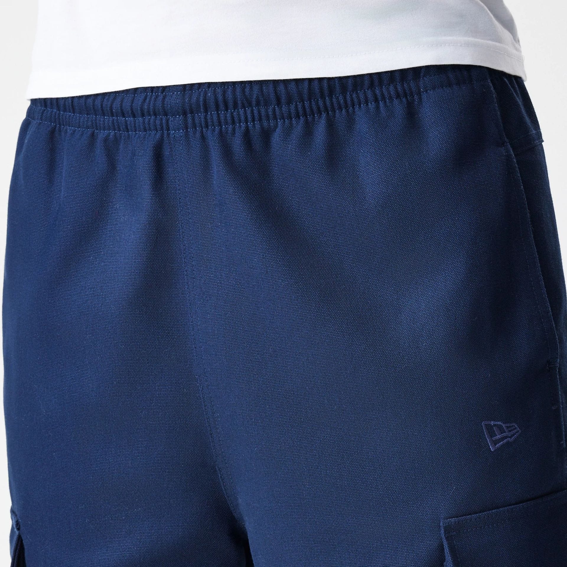 New Era Navy Straight Leg Cargo Trousers - Image 6
