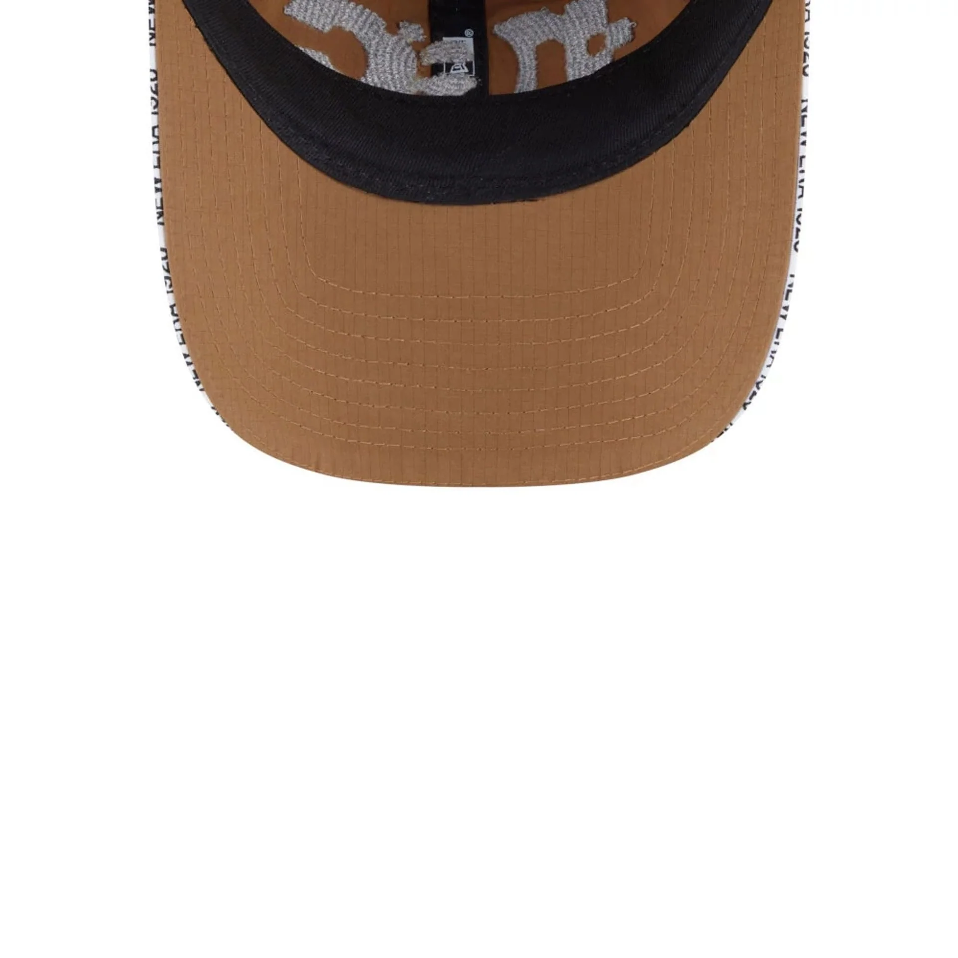 New Era NEC Logo Beige 9FORTY Unstructured Adjustable Cap - Image 7
