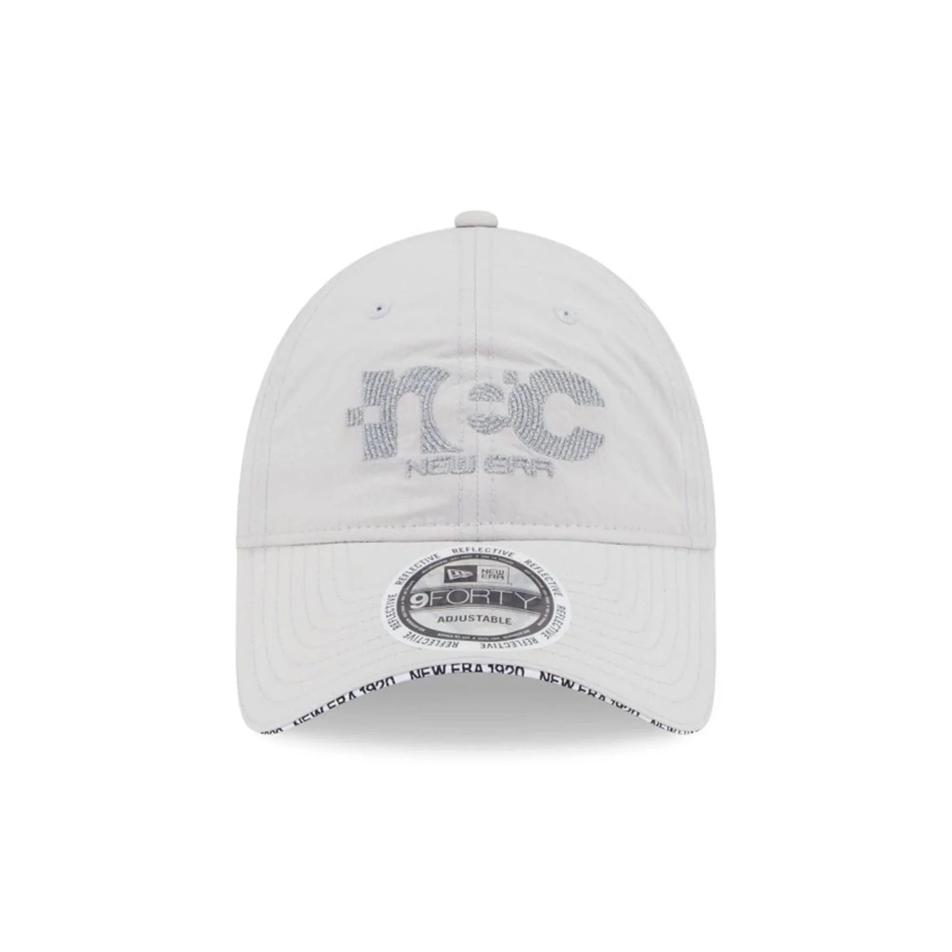 New Era NEC Logo White 9FORTY Unstructured Adjustable Cap - Image 3