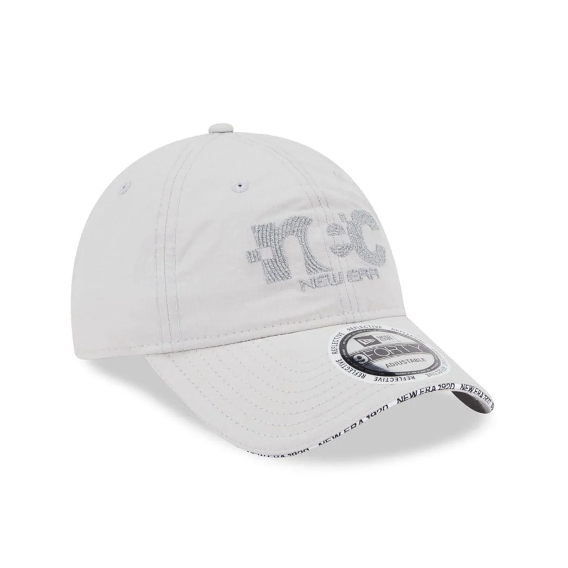 New Era NEC Logo White 9FORTY Unstructured Adjustable Cap - Image 4