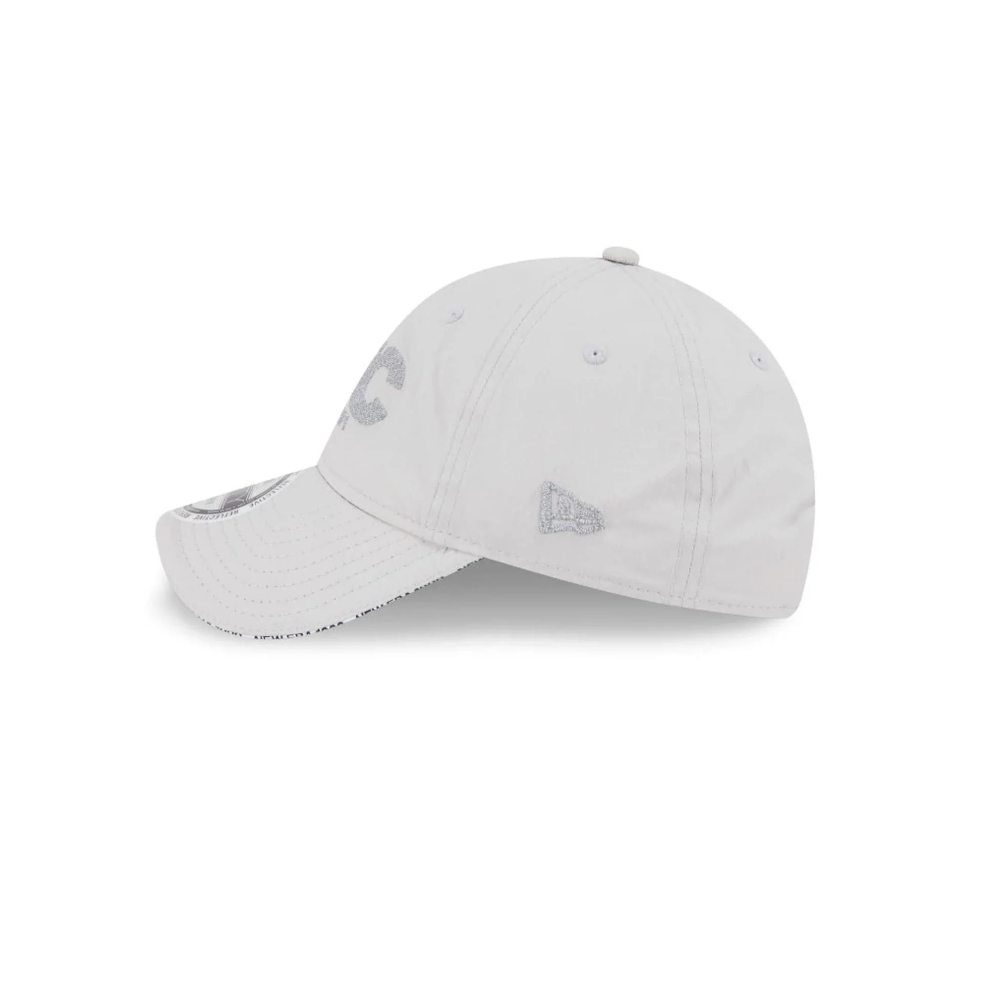 New Era NEC Logo White 9FORTY Unstructured Adjustable Cap - Image 5