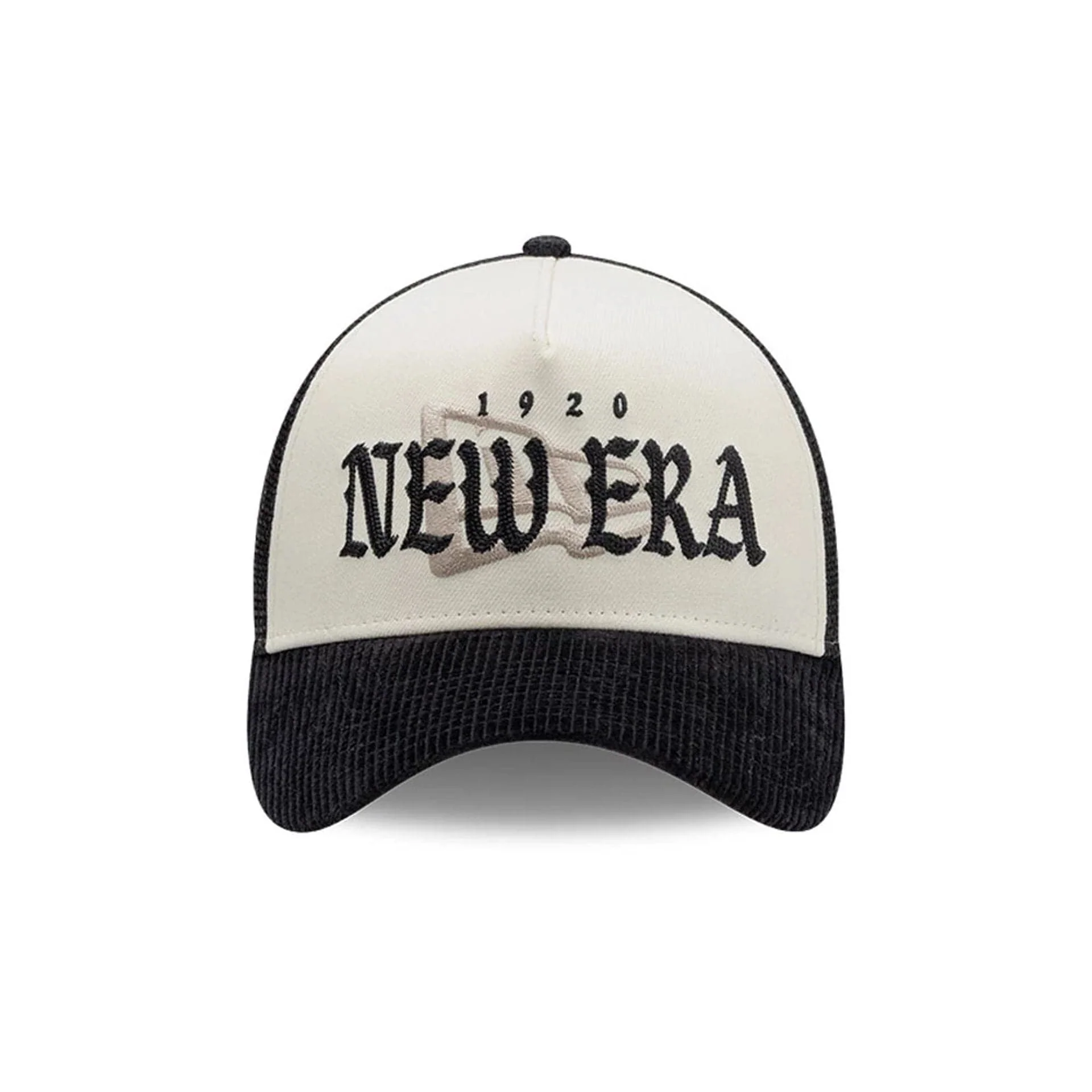 New Era Old English White 9FORTY A-Frame Cap - Image 4