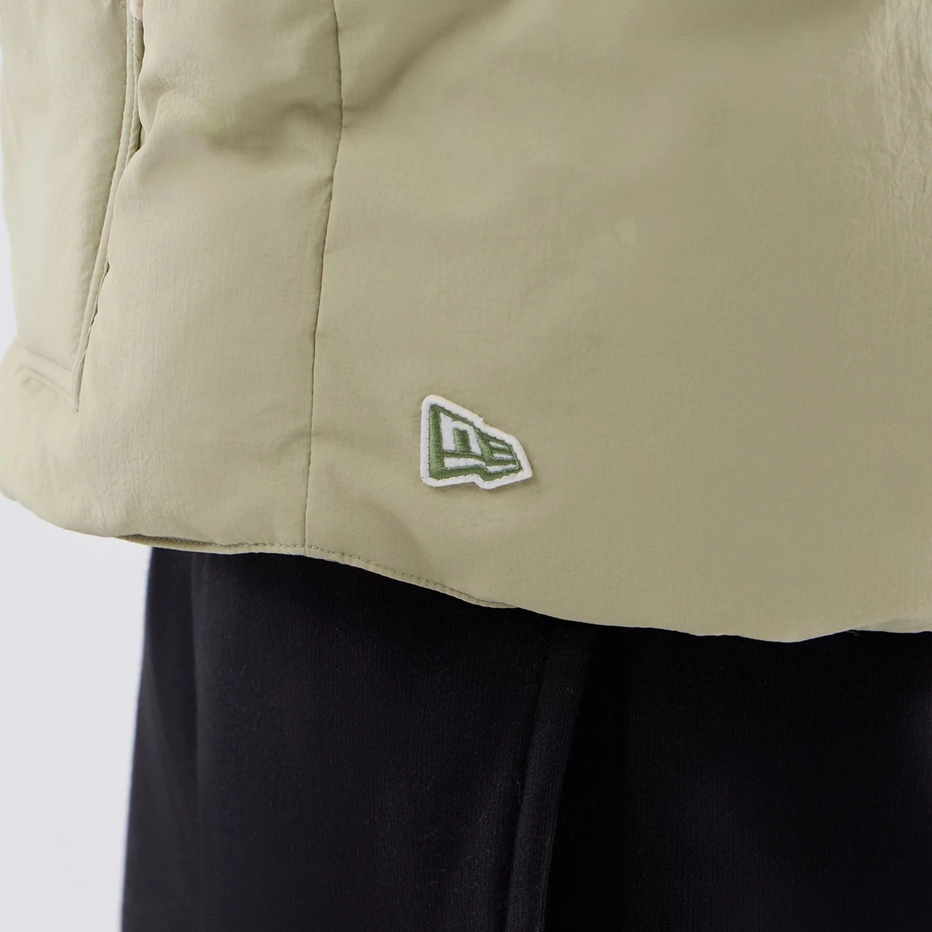 New Era Organic Boa Neck Khaki Gilet - Image 6