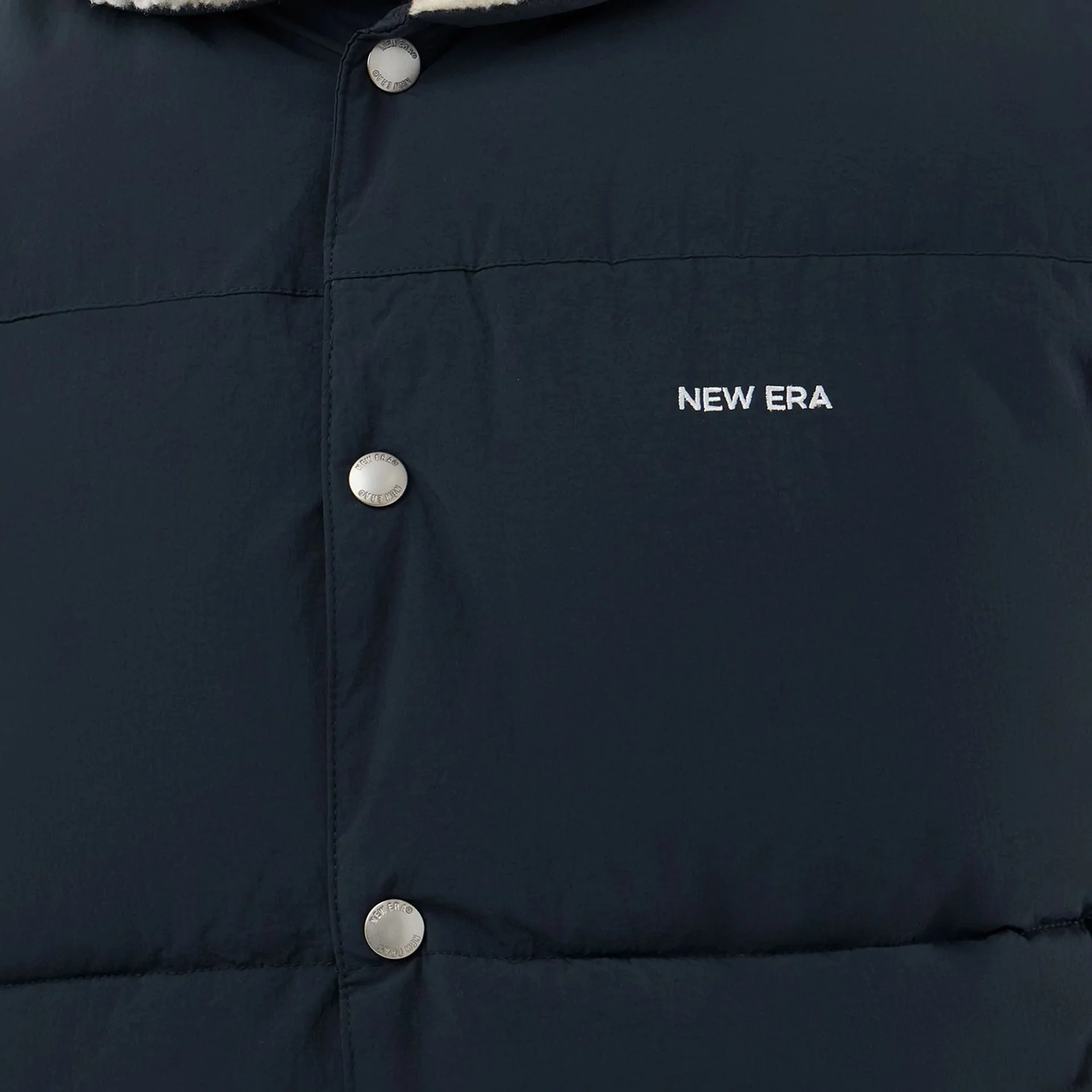 New Era Organic Boa Neck Navy Gilet - Image 6