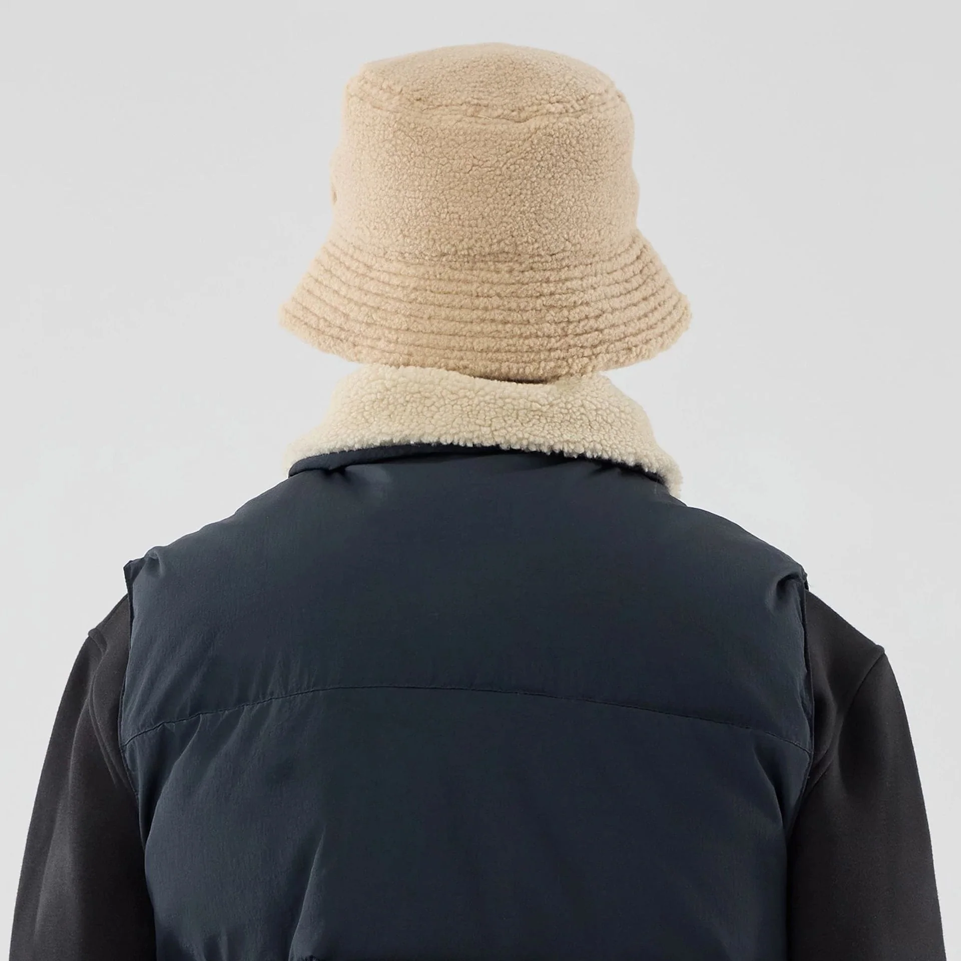 New Era Organic Boa Neck Navy Gilet - Image 8