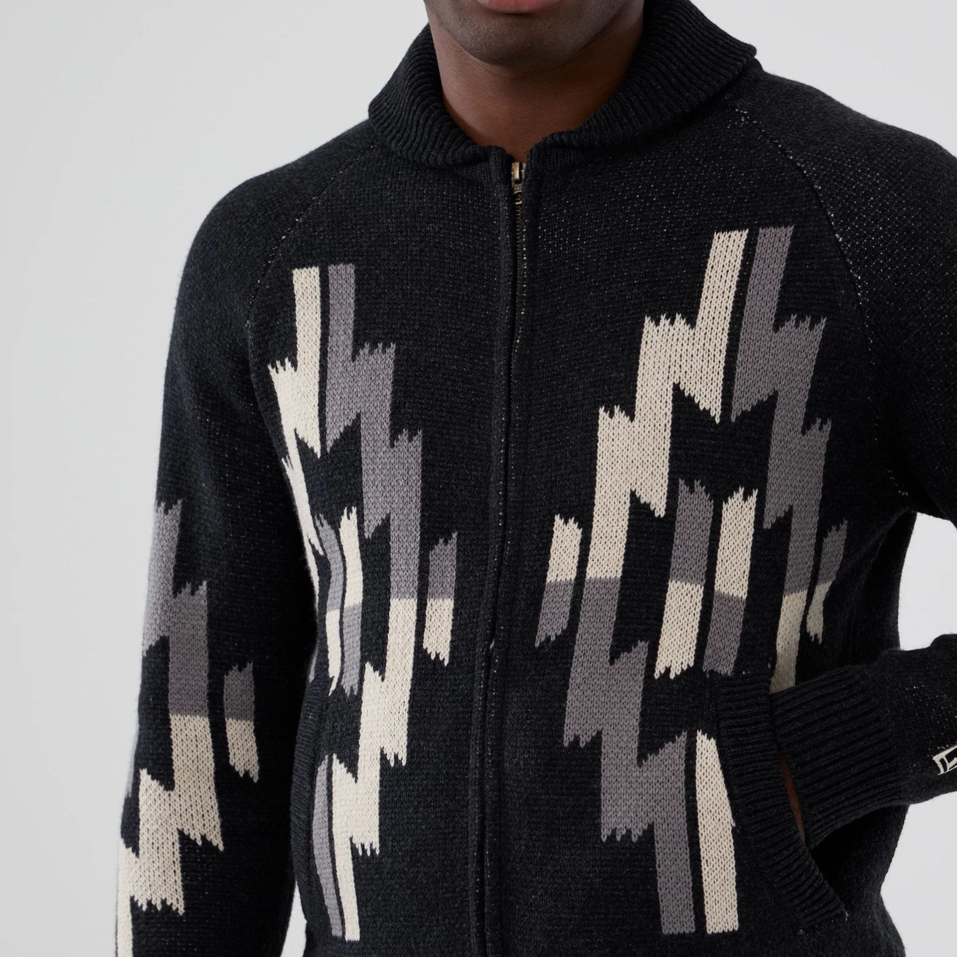 New Era Organic Cowichan Black Cardigan - Image 3