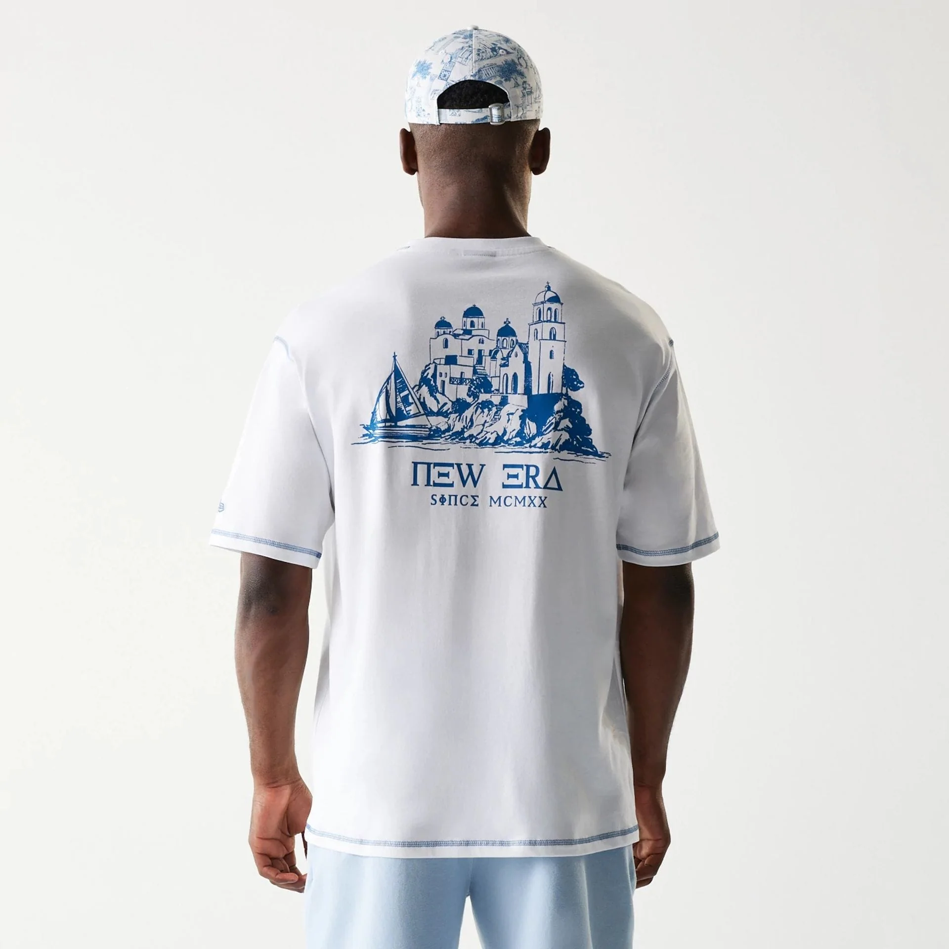 New Era Orthodox Church White Oversized T-Shirt - Image 2