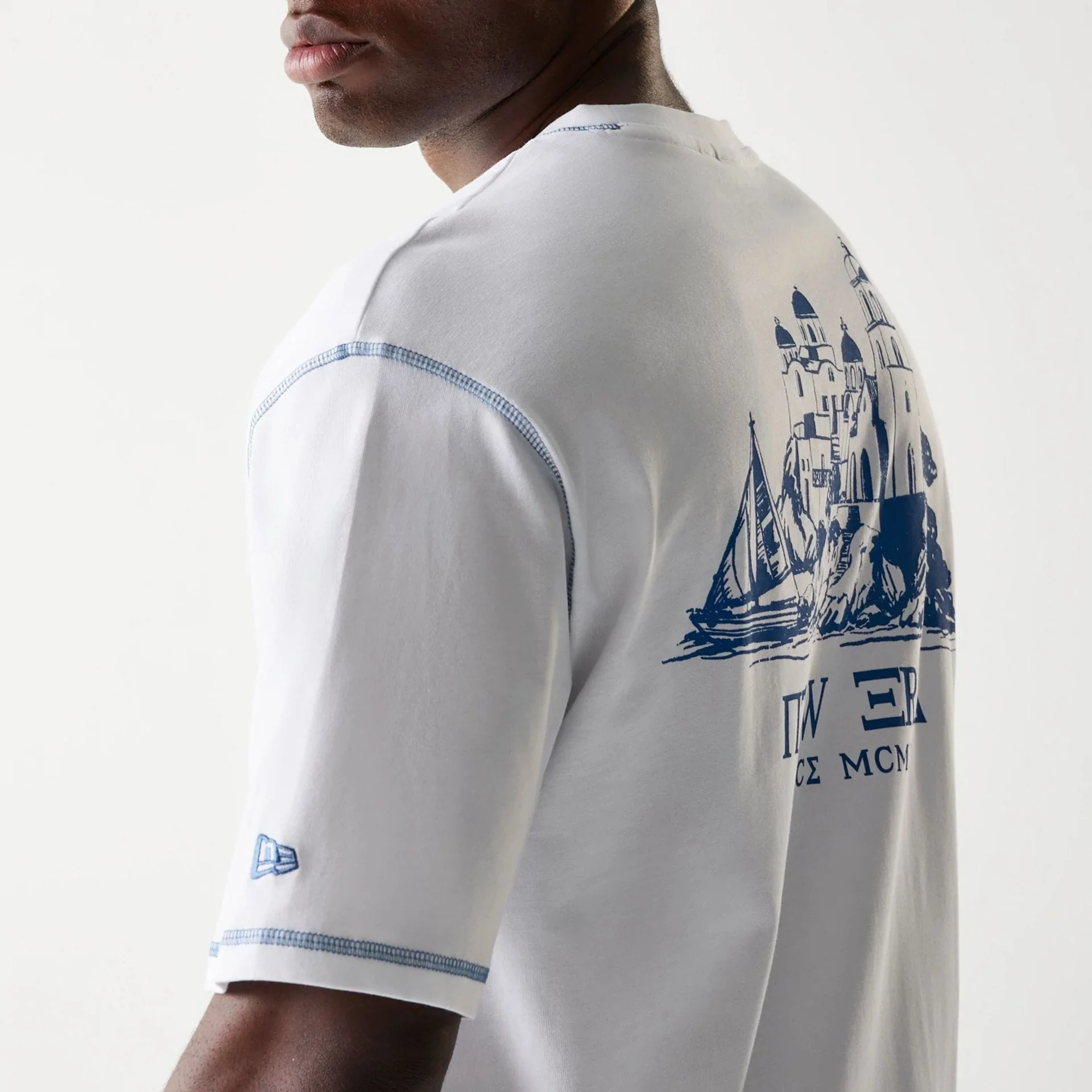 New Era Orthodox Church White Oversized T-Shirt - Image 7