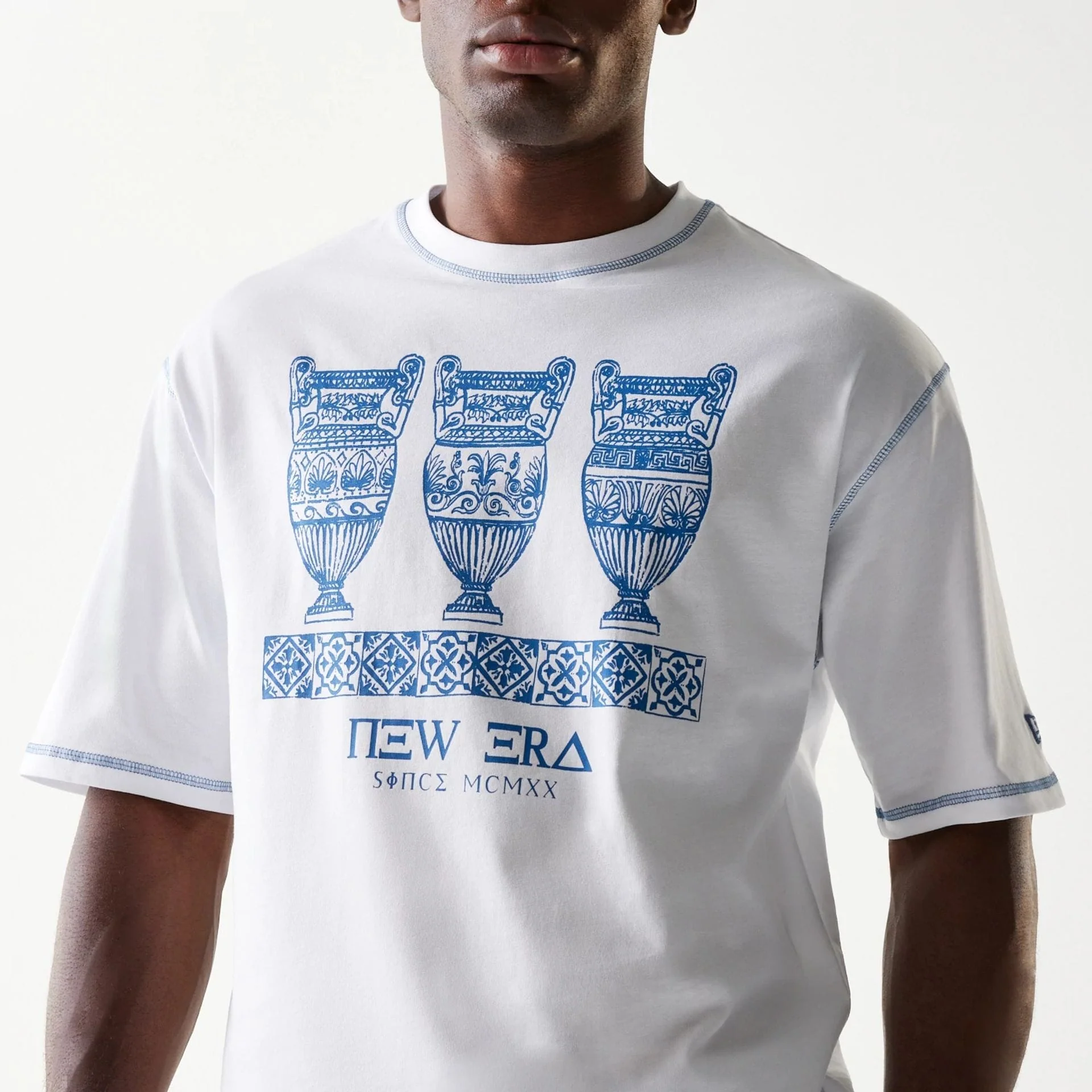 New Era Orthodox Vase White Oversized T-Shirt - Image 3