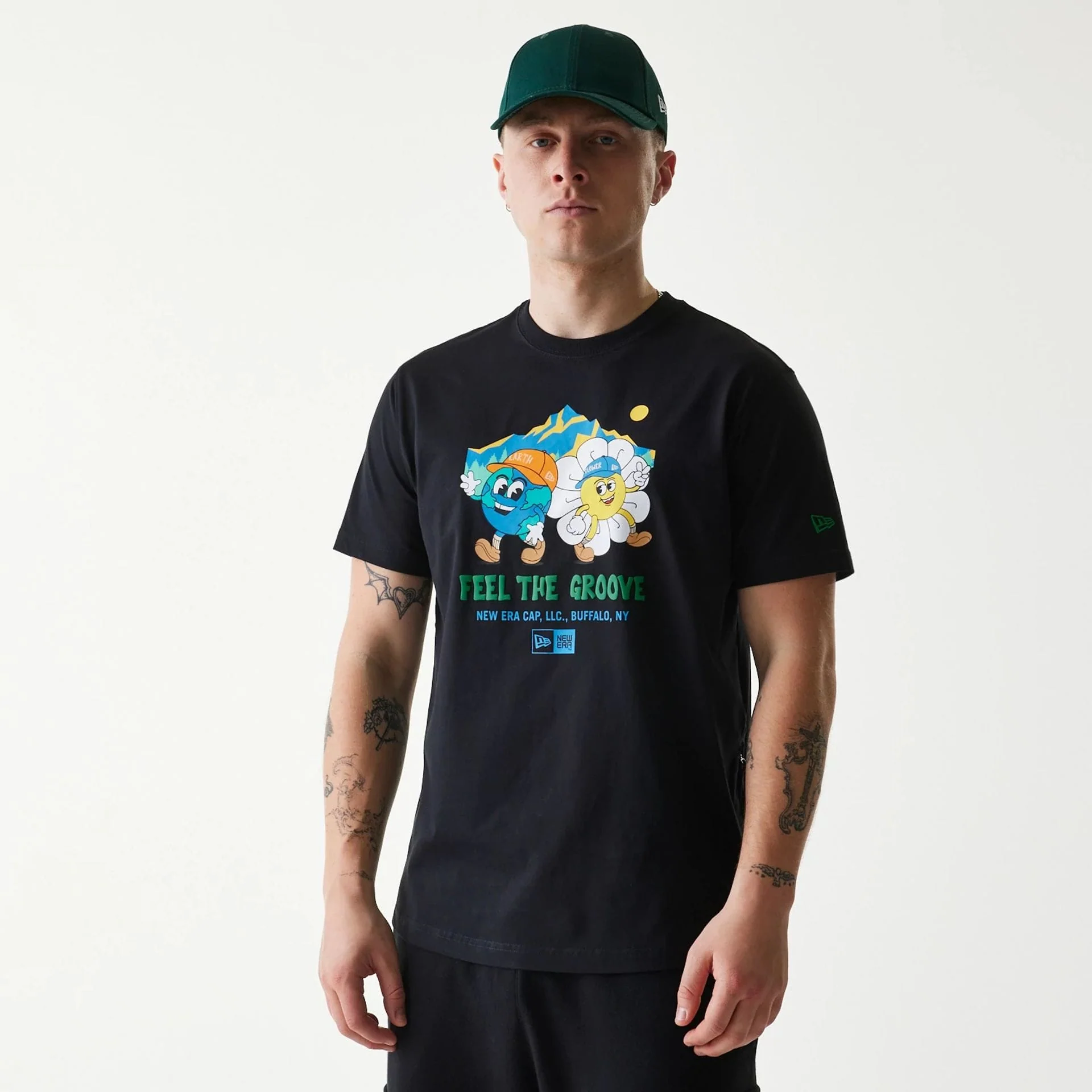 New Era Outdoor Earth Day Black T-Shirt - Image 6