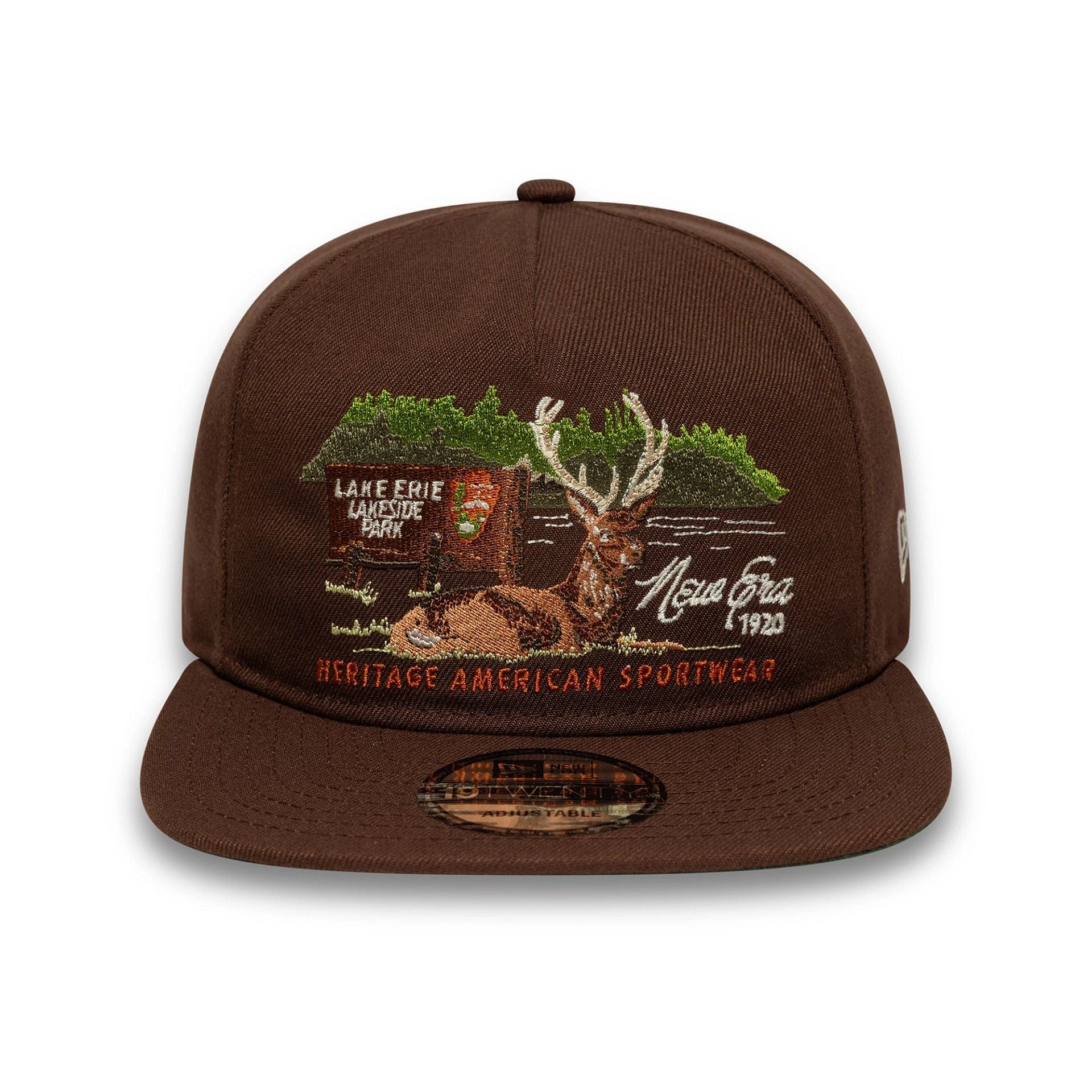 New Era Outdoor Graphic Brown 19TWENTY Adjustable Cap - Image 2