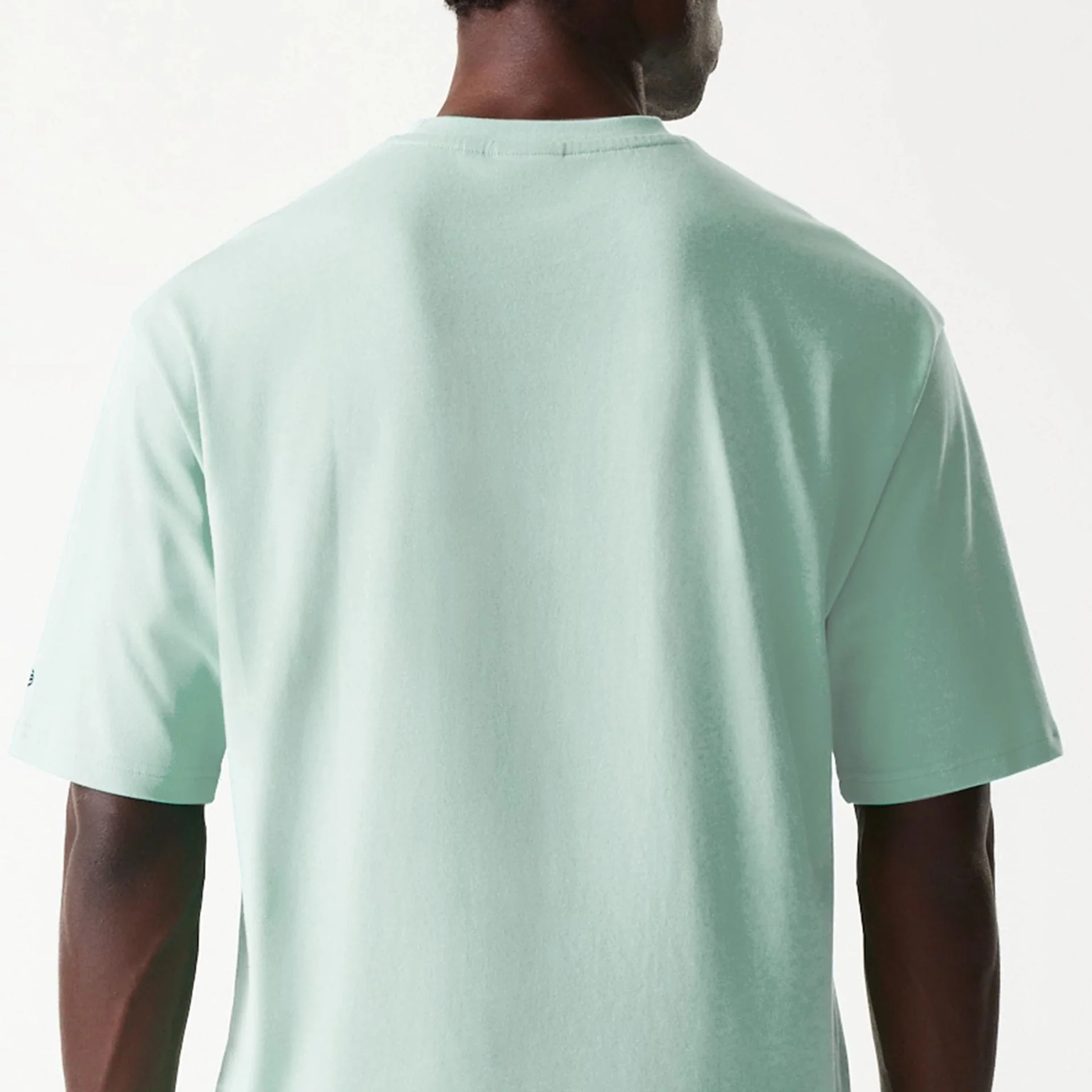 New Era Outdoor Graphic Pastel Green Oversized T-Shirt - Image 7