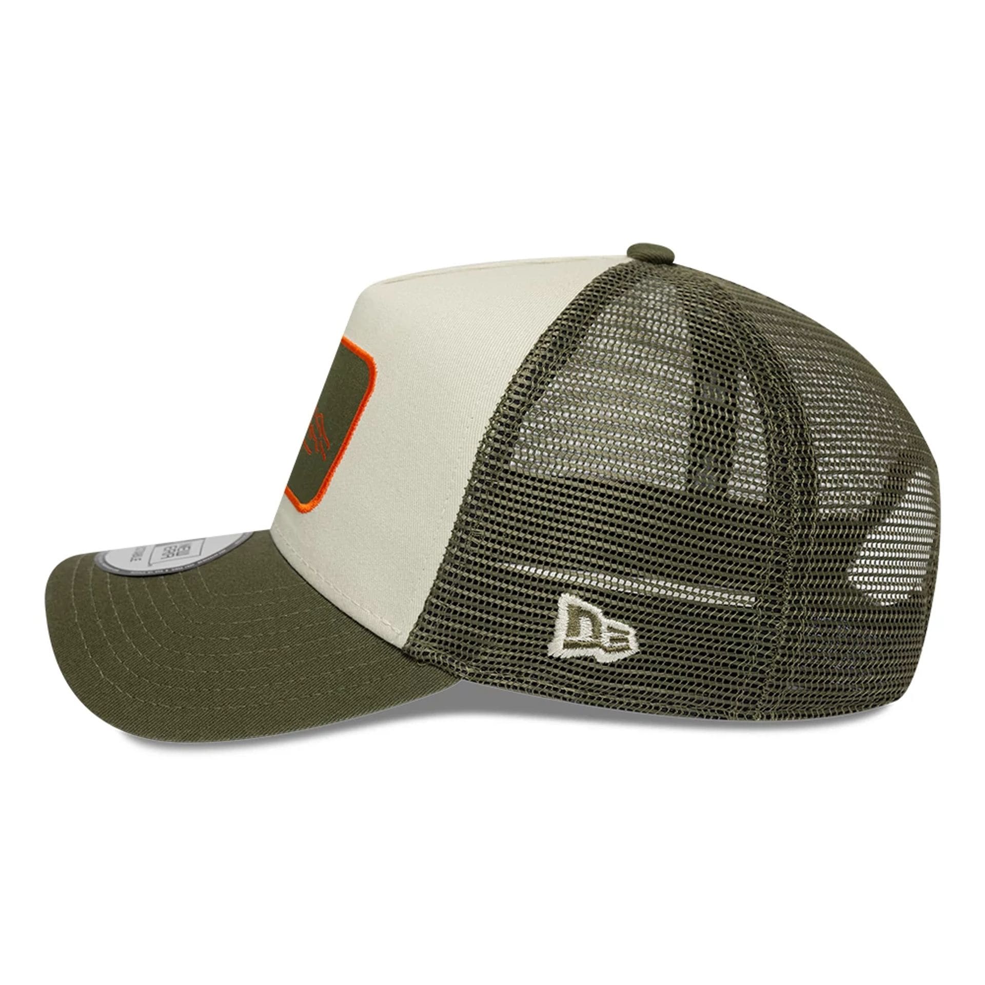 New Era Outdoor Washed Dark Green 9FORTY A-Frame Trucker Adjustable Cap - Image 4