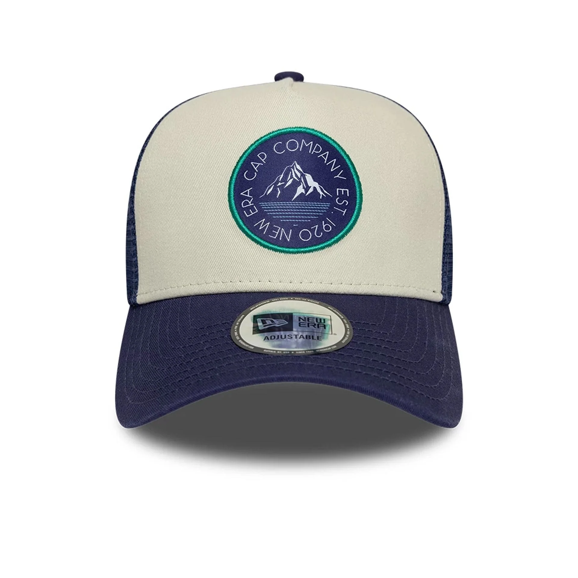 New Era Outdoor Washed Navy 9FORTY A-Frame Trucker Adjustable Cap - Image 2