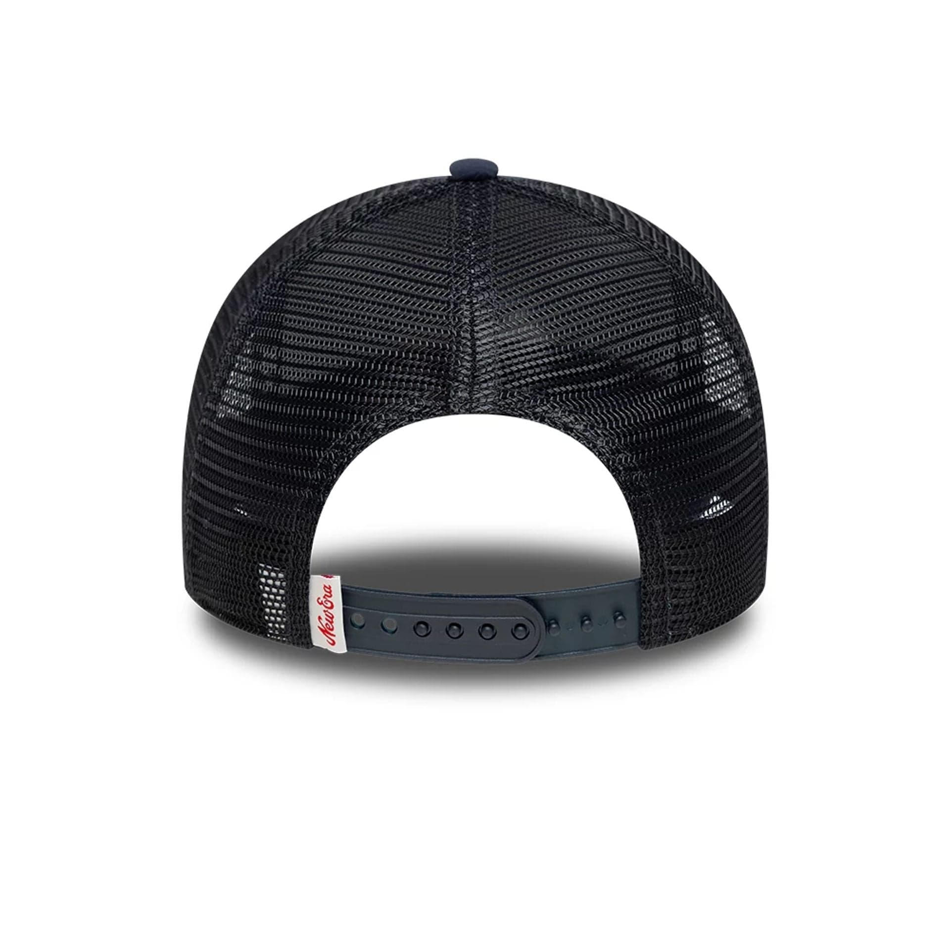 New Era Oval Patch Navy 9FORTY A-Frame Trucker Adjustable Cap - Image 4