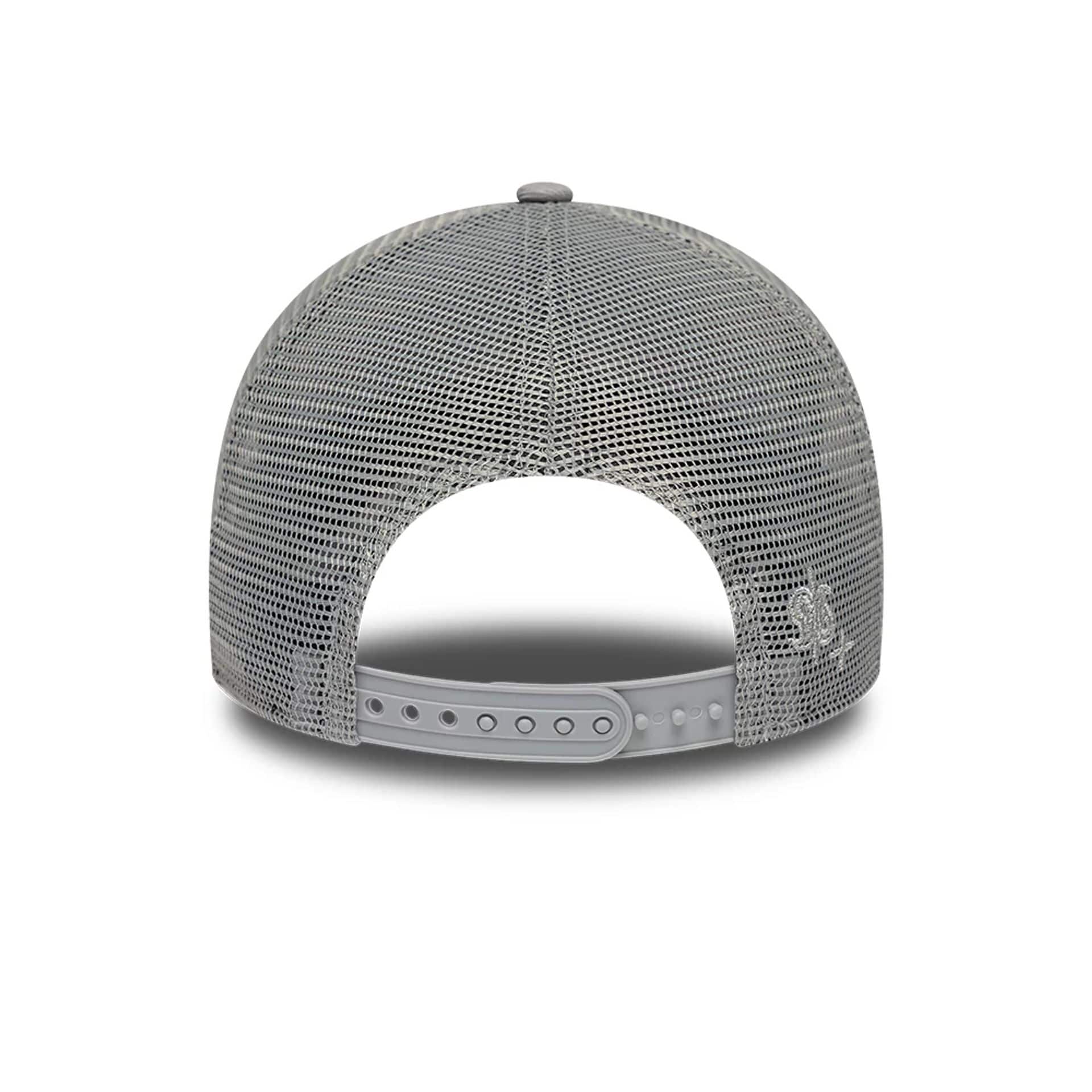 New Era Paisley Emblem Grey 9FORTY A-Frame Trucker Adjustable Cap - Image 6