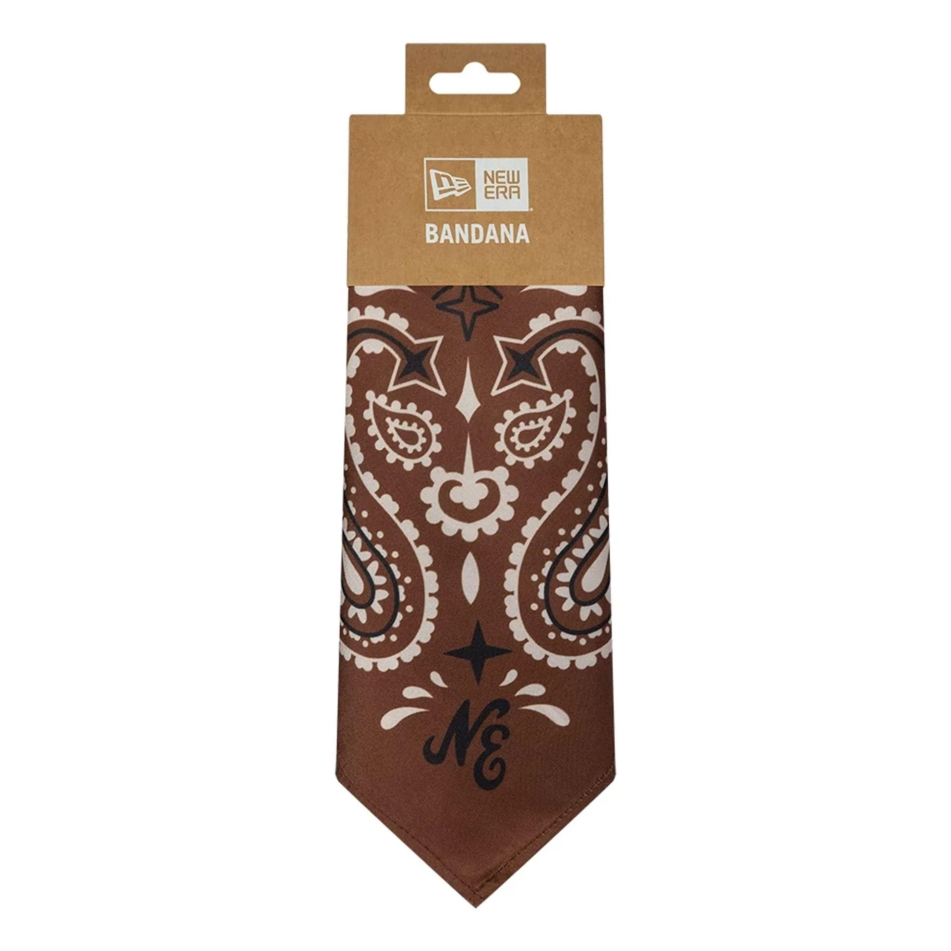 New Era Paisley Satin Brown Bandana - Image 3