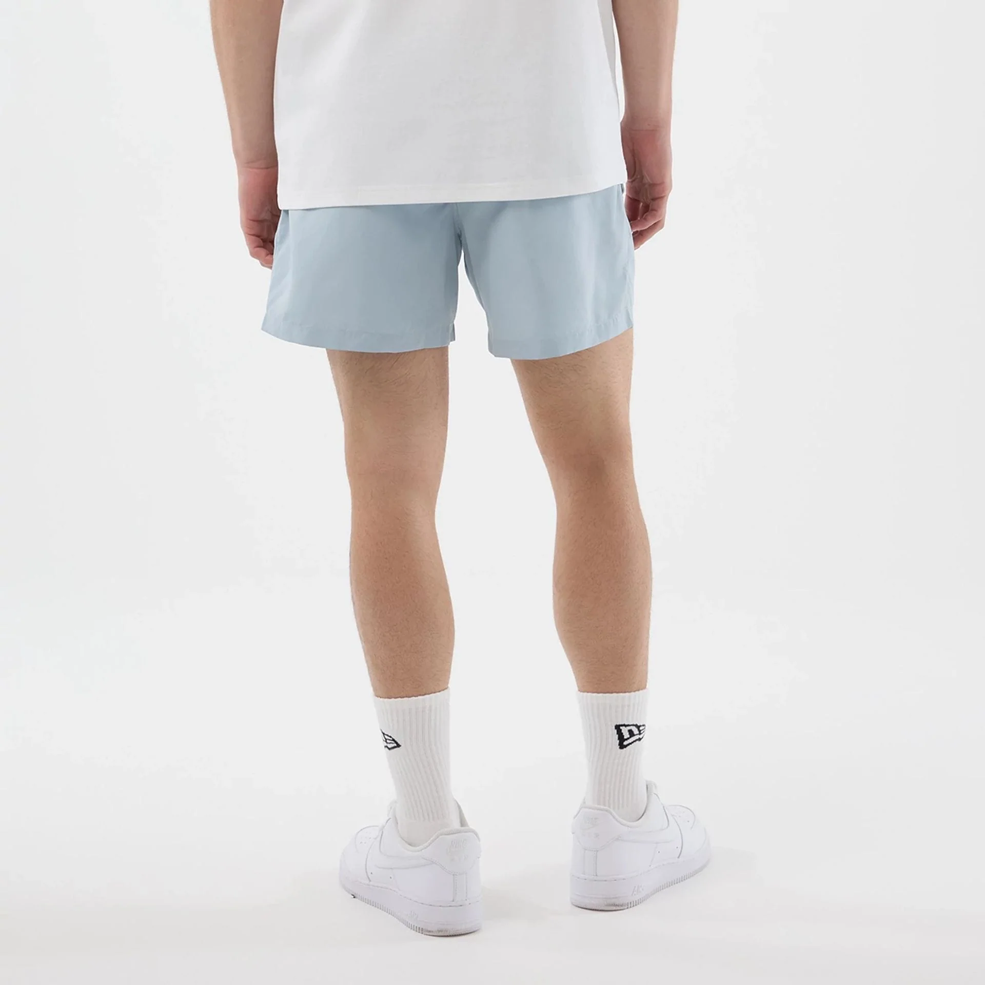 New Era Pastel Blue Swimming Shorts - Image 2