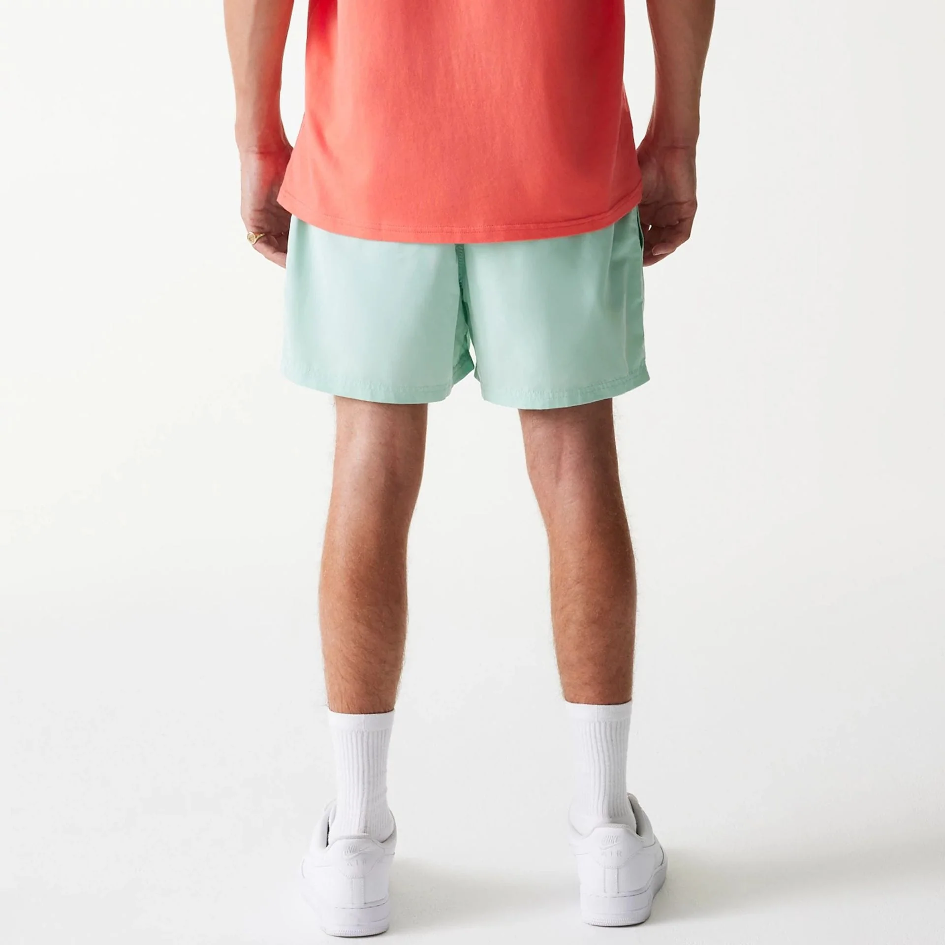 New Era Pastel Green Swim Shorts - Image 2