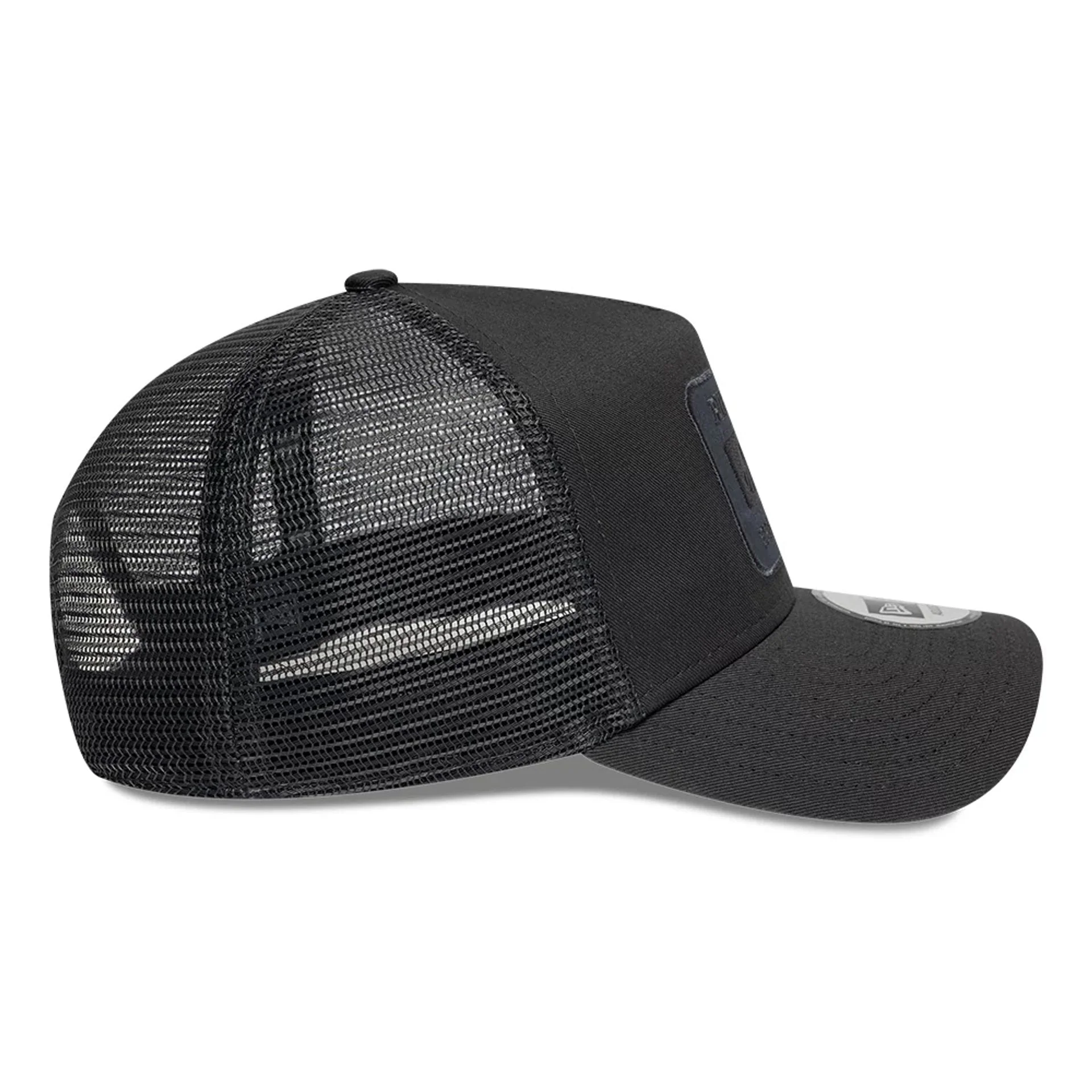 New Era Patch Charcoal 9FORTY A-Frame Trucker Adjustable Cap - Image 6