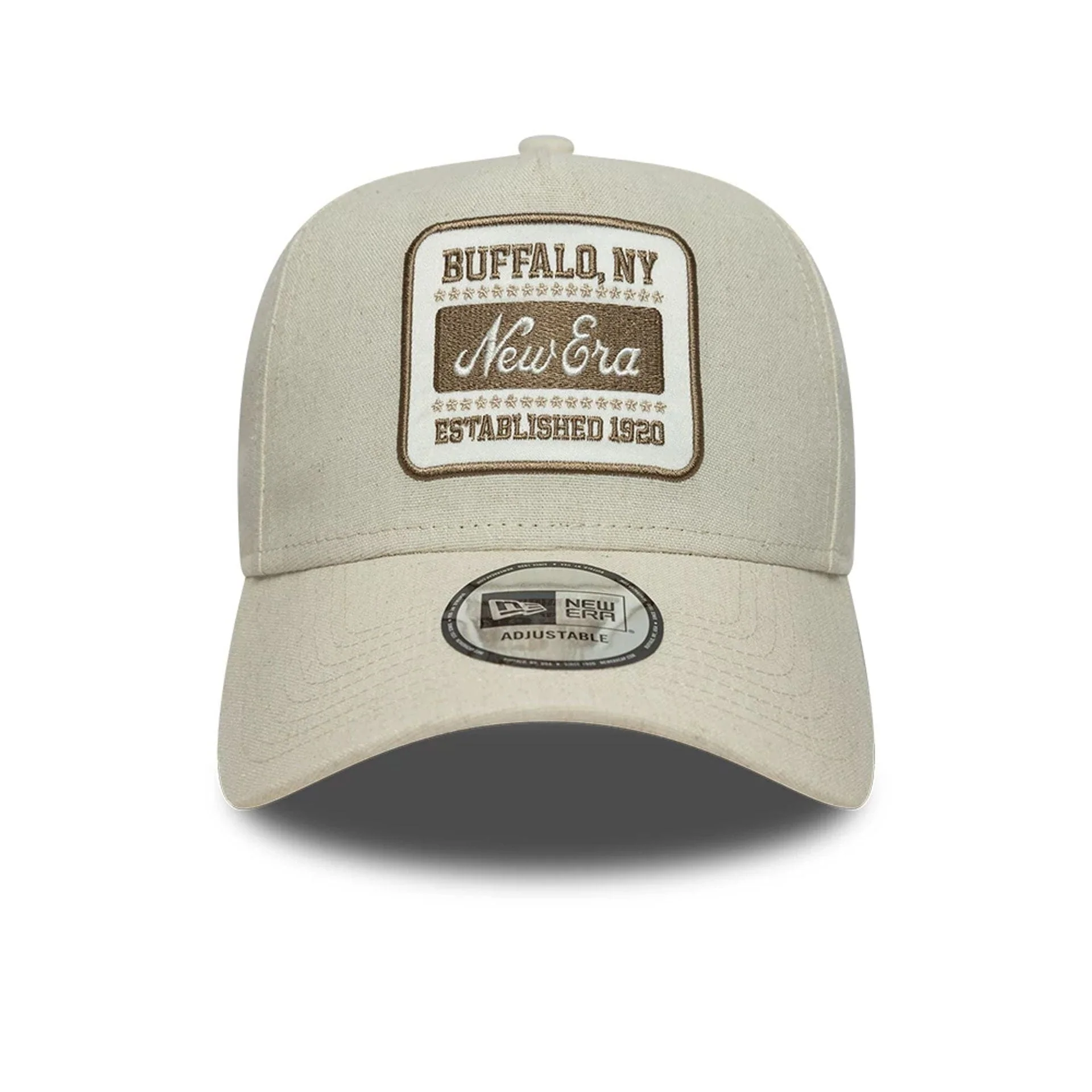 New Era Patch Line Cream 9FORTY E-Frame Adjustable Cap - Image 2