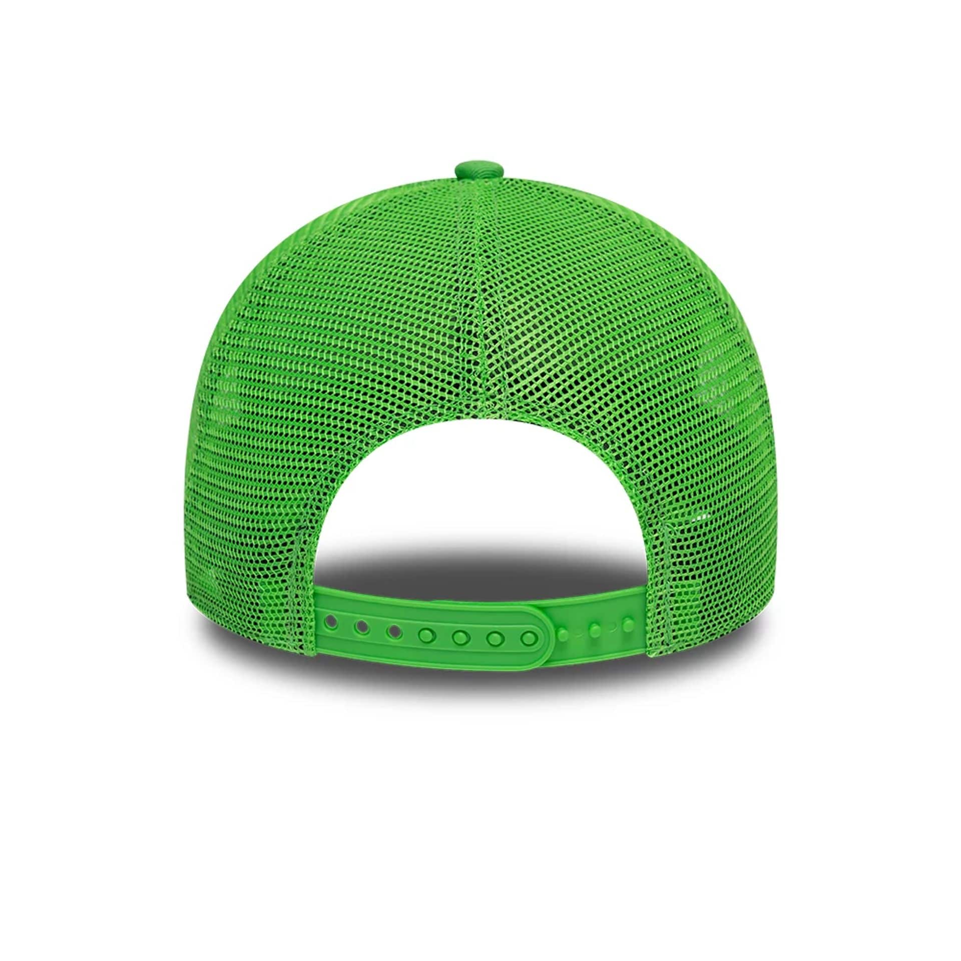 New Era Patch Open Green 9FORTY A-Frame Trucker Adjustable Cap - Image 4