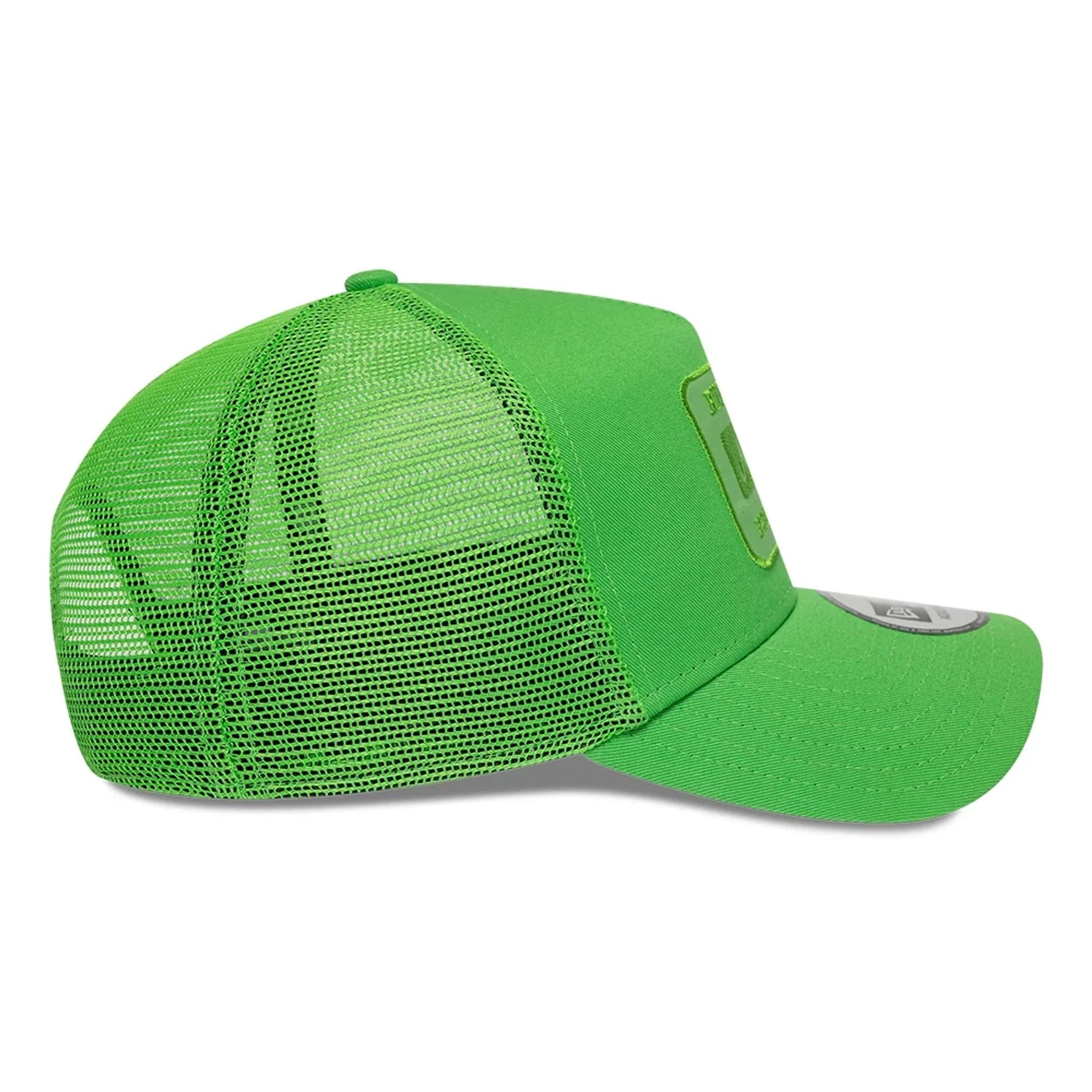 New Era Patch Open Green 9FORTY A-Frame Trucker Adjustable Cap - Image 6