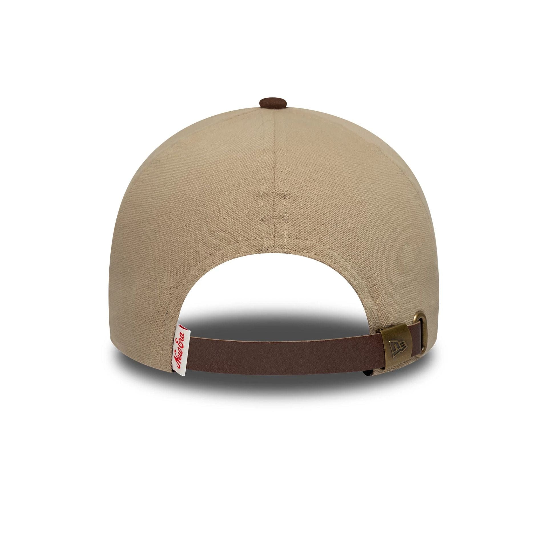 New Era Patch Suede Light Beige 9FORTY E-Frame Cap - Image 4