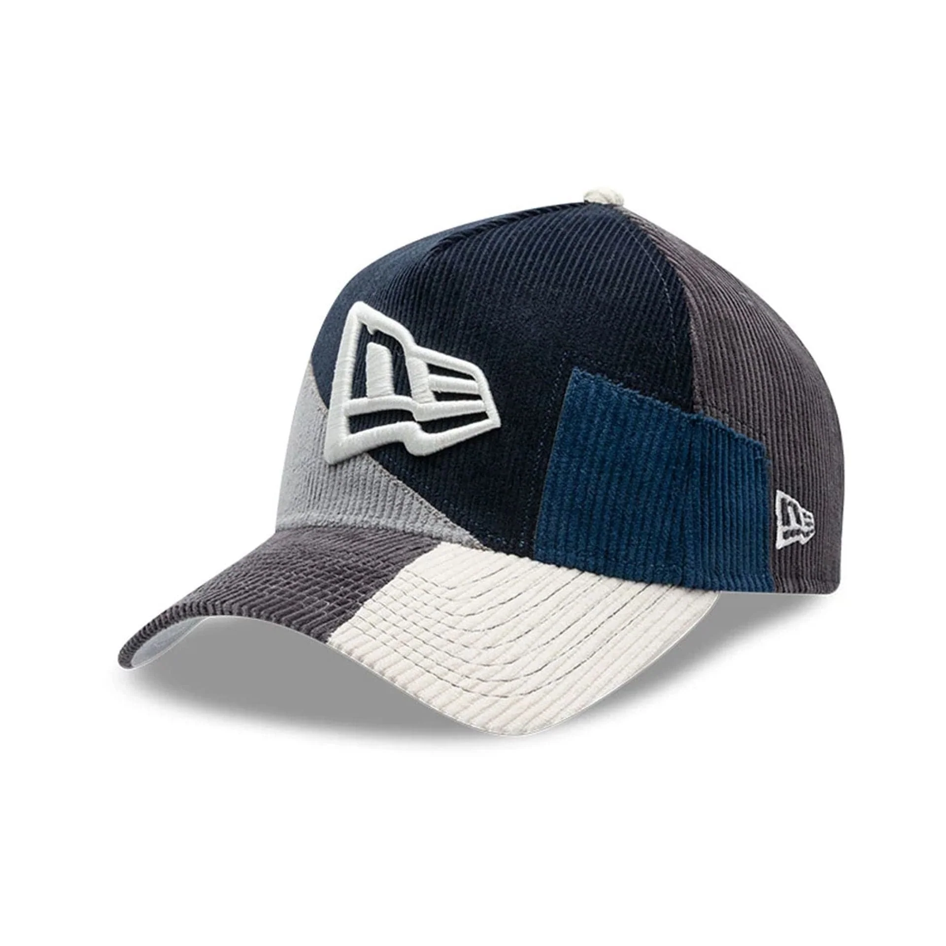 New Era Patchwork Black 9FORTY A-Frame Cap - Image 4