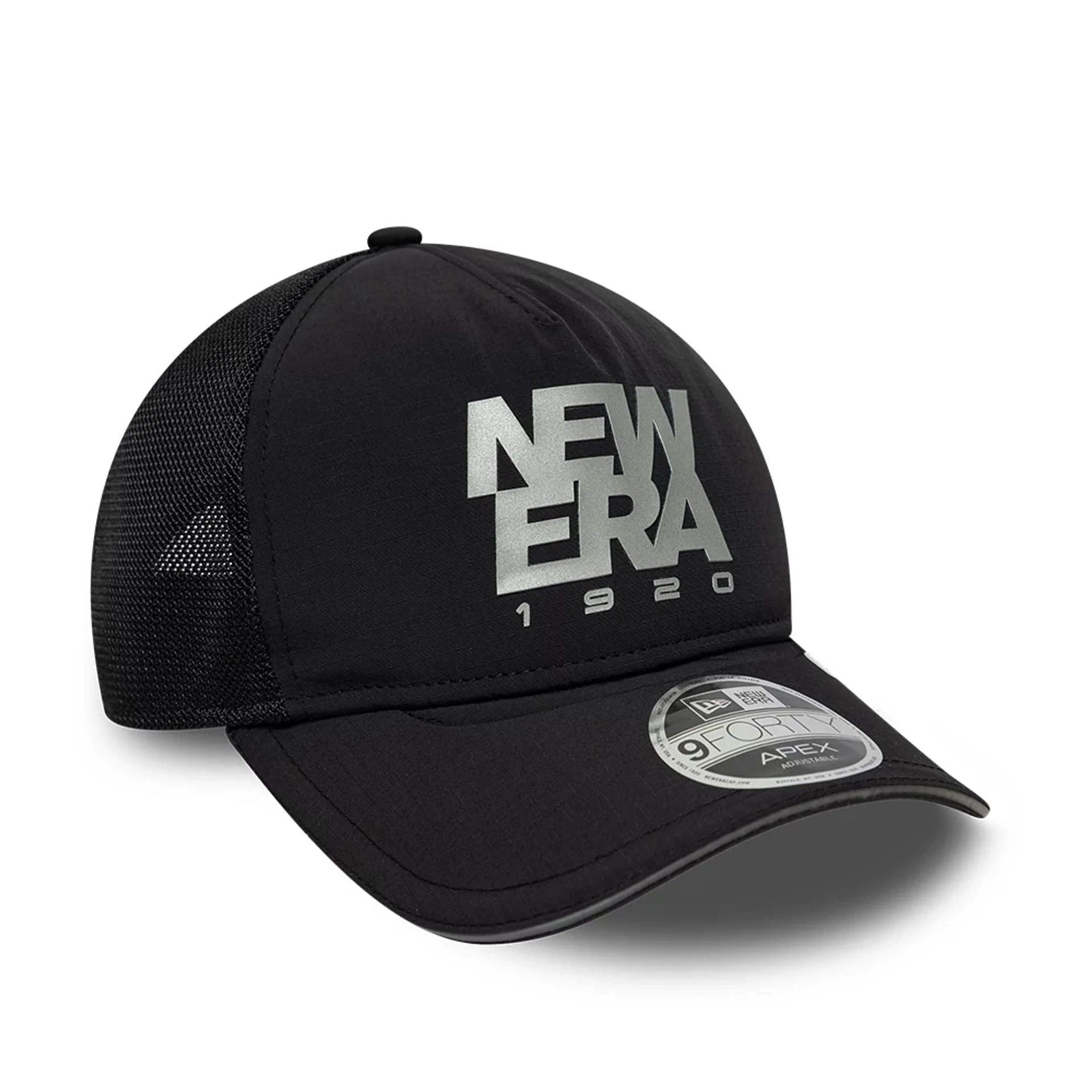 New Era Performance Black 9FORTY M-Crown A-Frame Trucker Adjustable Cap - Image 3